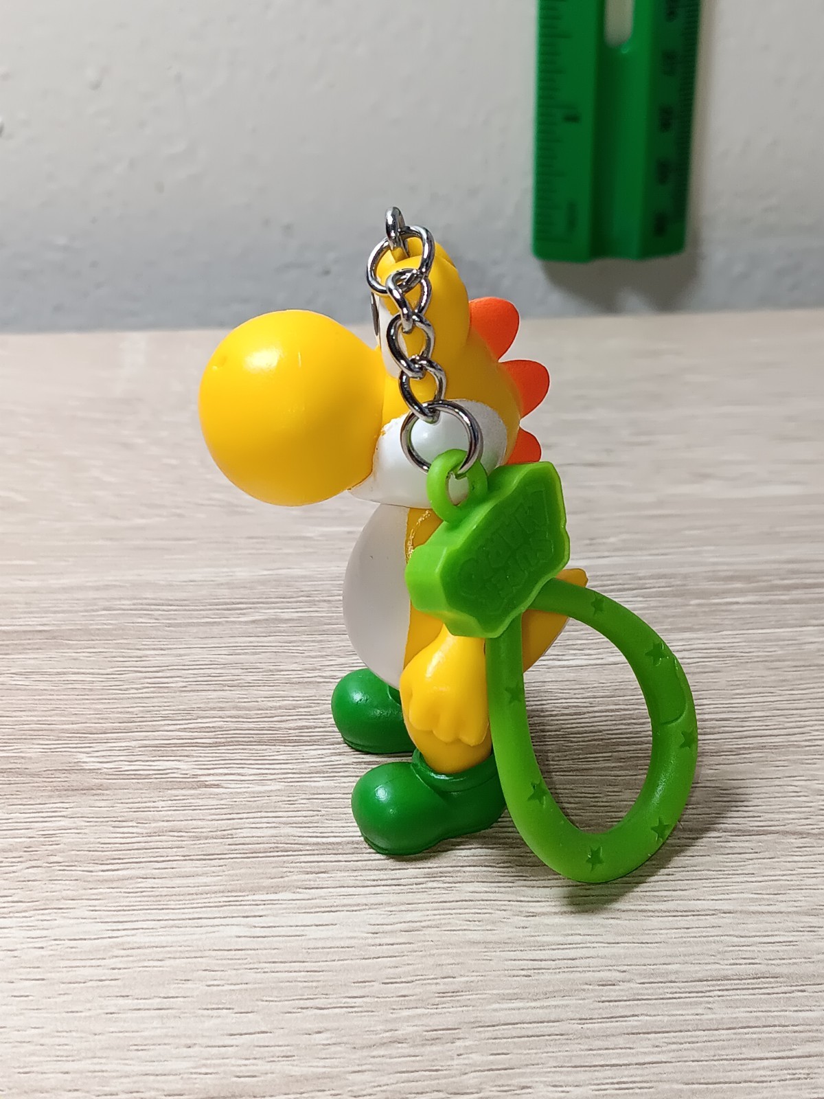 *FREE SHIP* 2″ YELLOW YOSHI BackPack Buddies Clip Keychain Super Mario