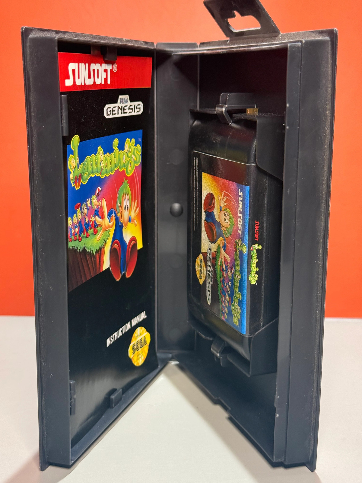 Lemmings (Sega Genesis, 1991) CIB Tested And Working With Manual