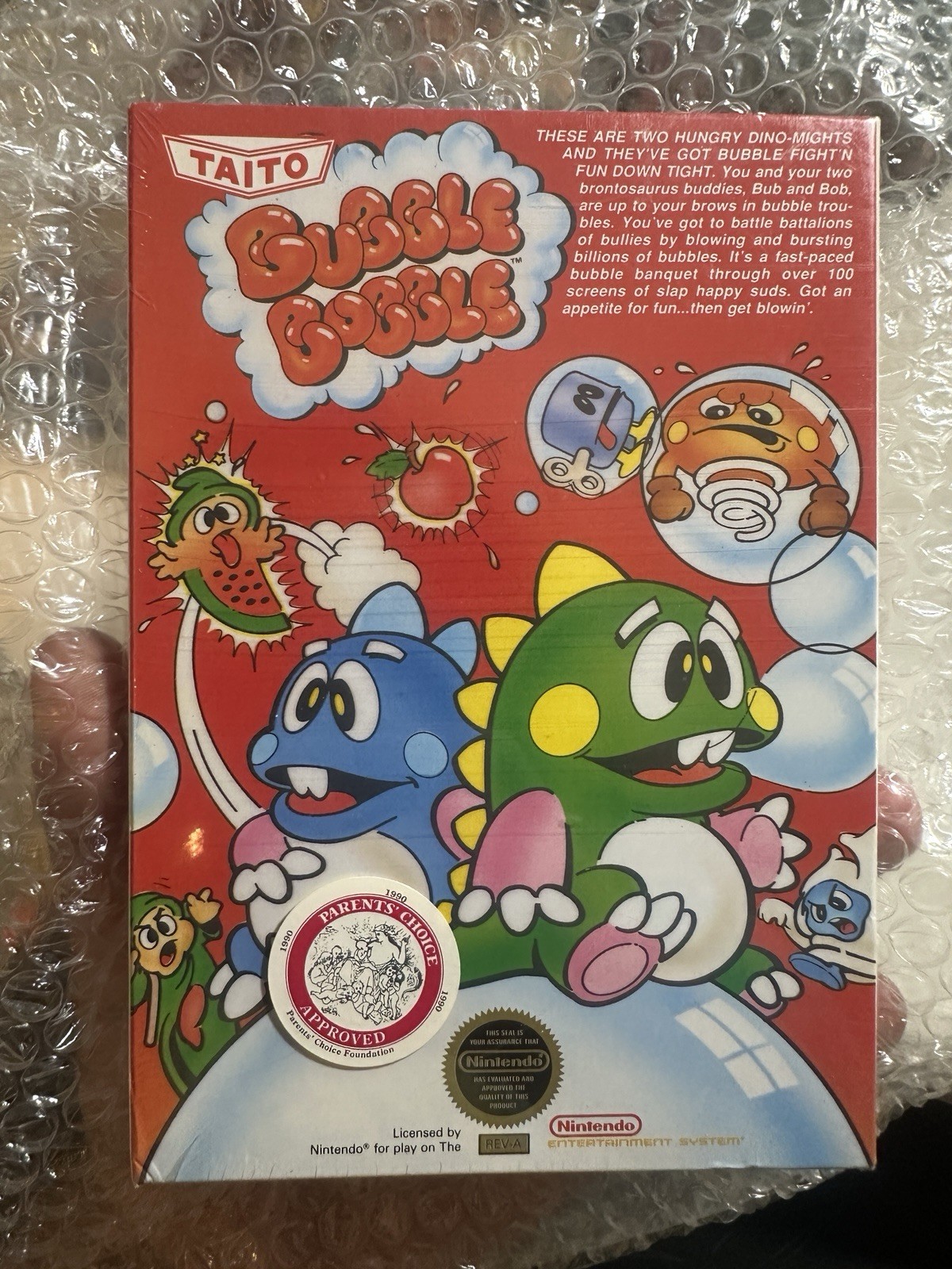 Bubble Bobble (Nintendo NES, 1988) Brand New Sealed Clean Rare