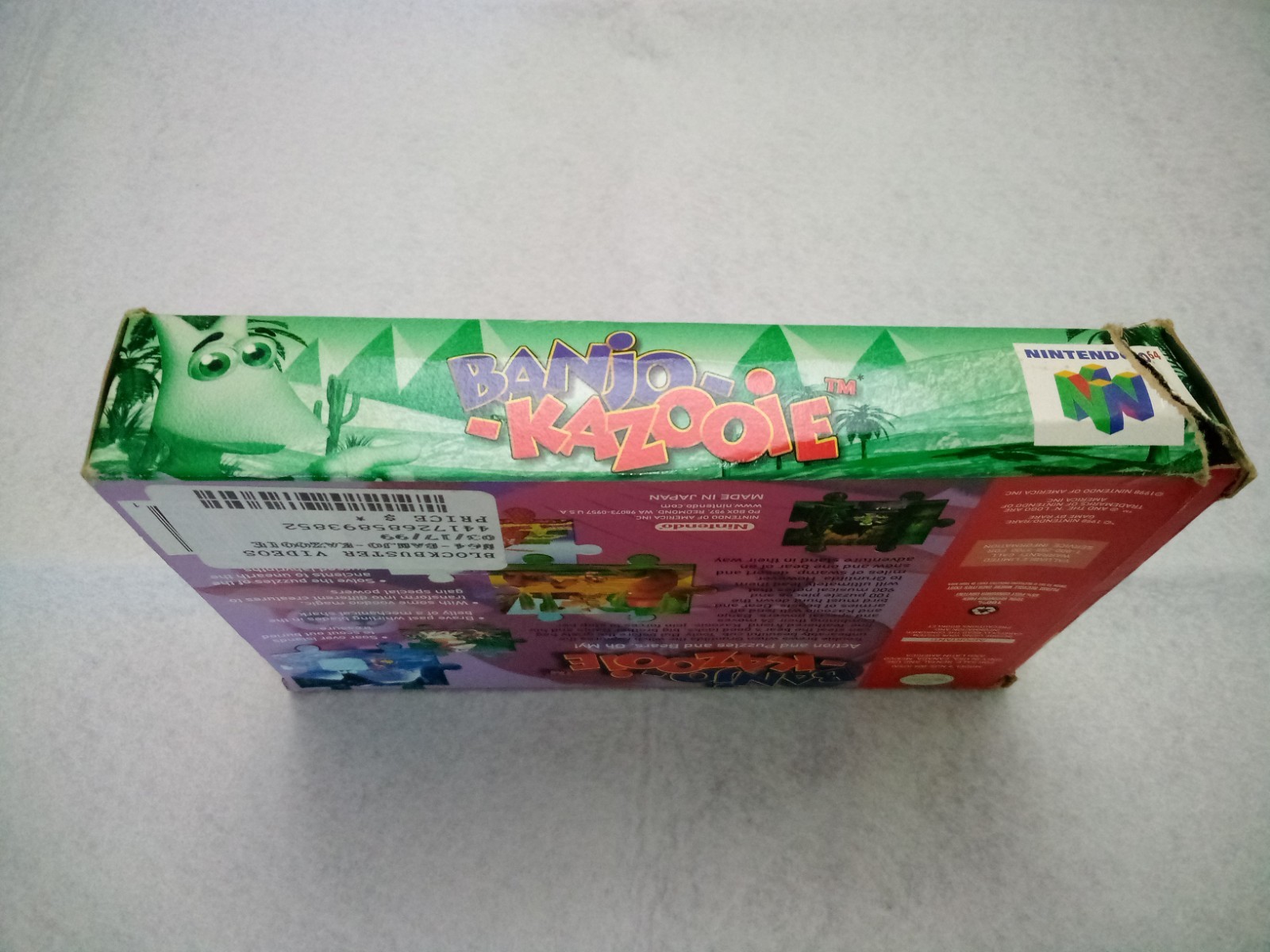 Banjo-Kazooie – Nintendo 64 (N64) – Genuine – Box Only