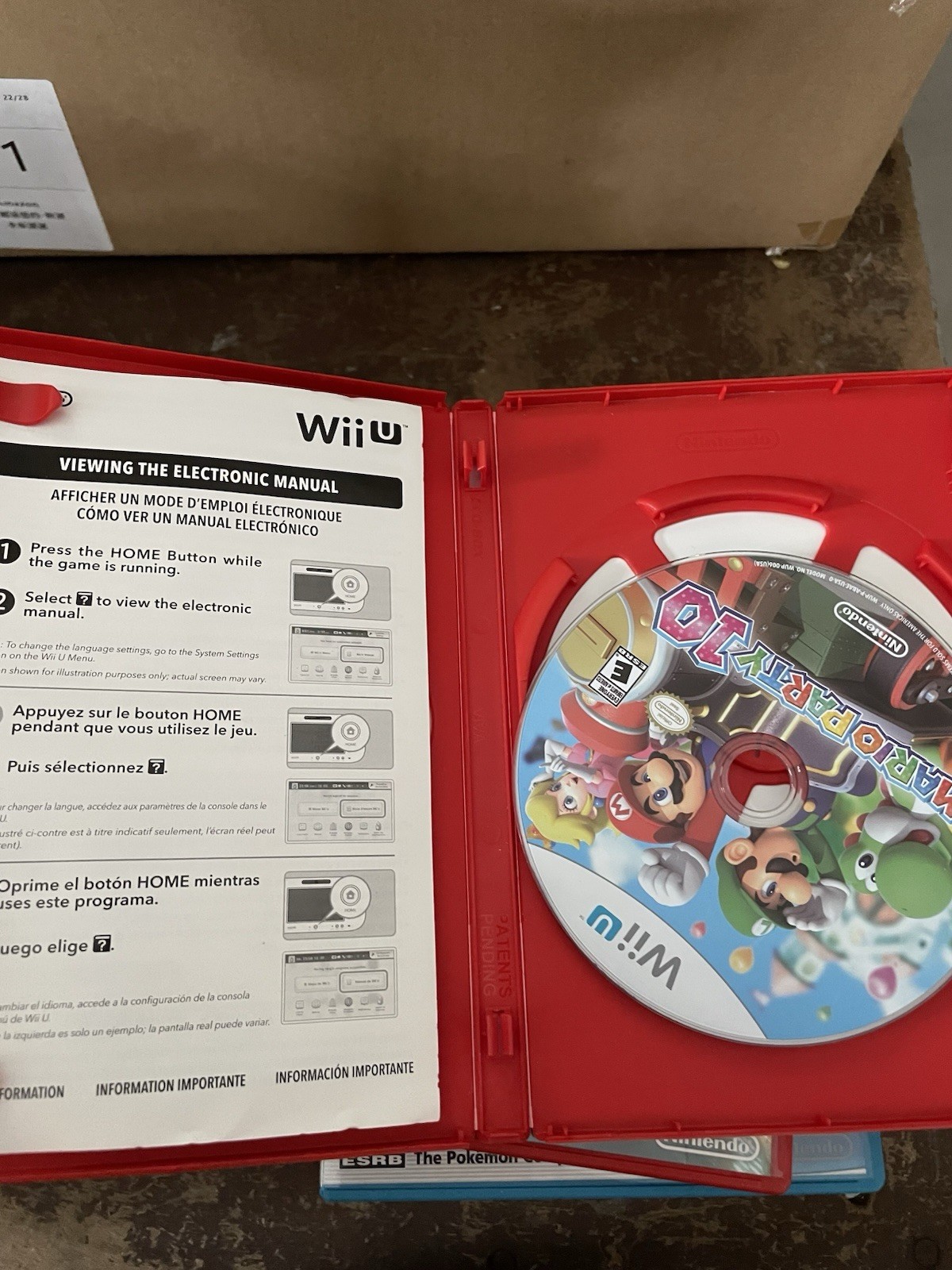 Mario Party 10 WII U In Box TESTED WORKING