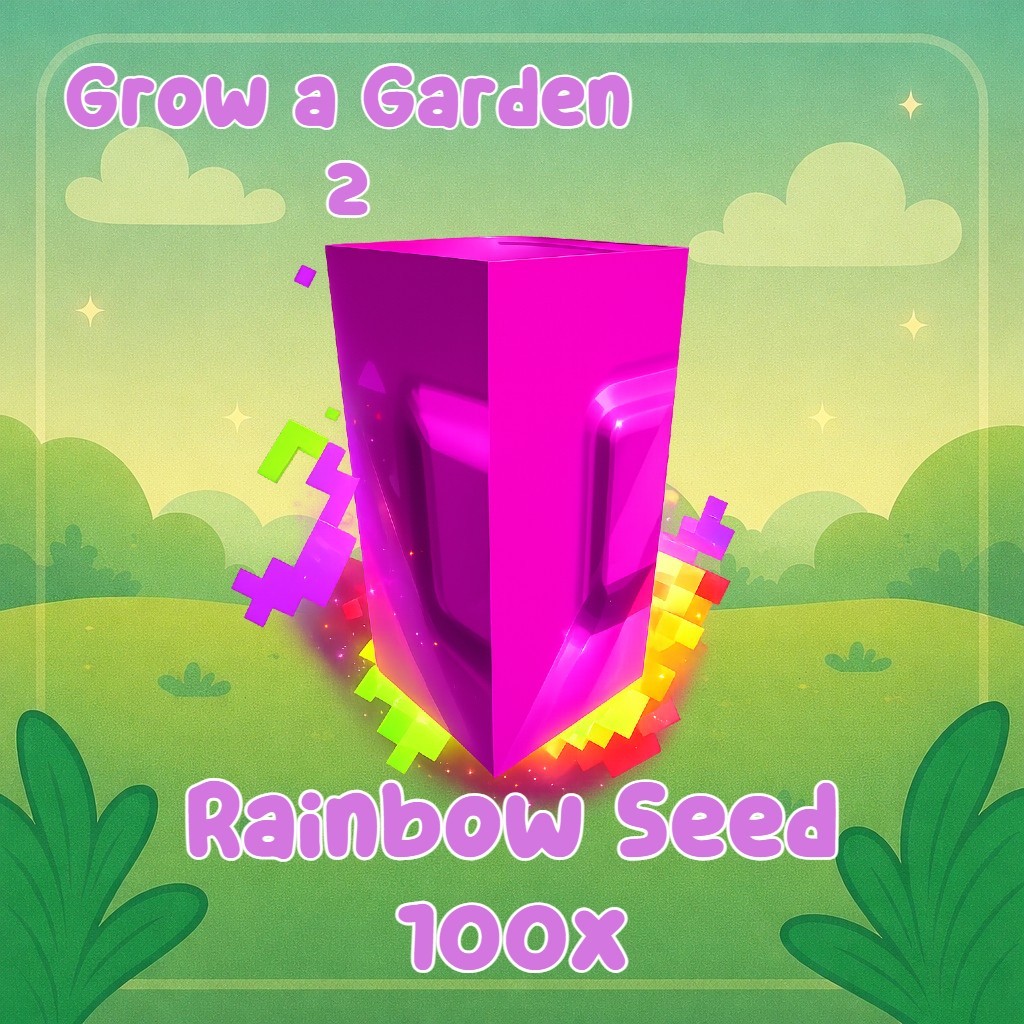 100x Rainbow Seed | Grow a Garden 2 | GAG2 Fast & Easy