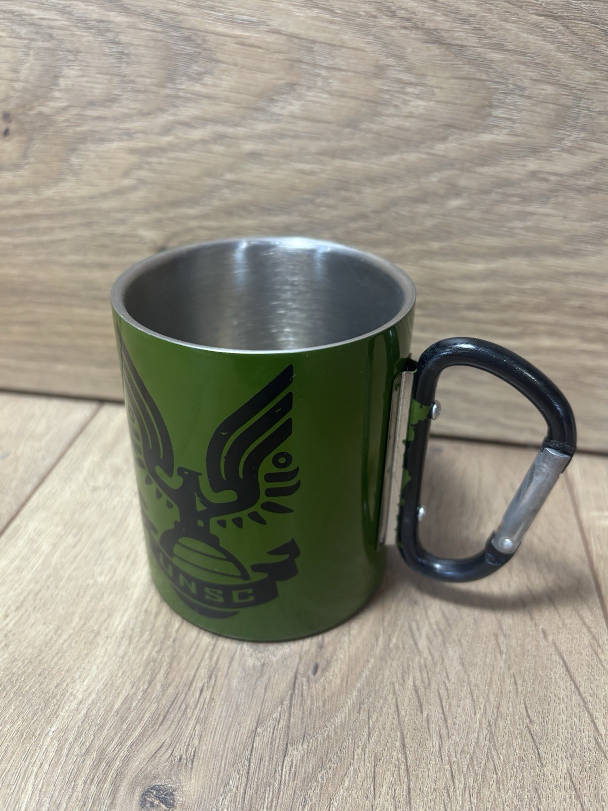 Halo Infinite UNSC 10 oz Stainless Steel Carabiner Mug Xbox Silver Buffalo