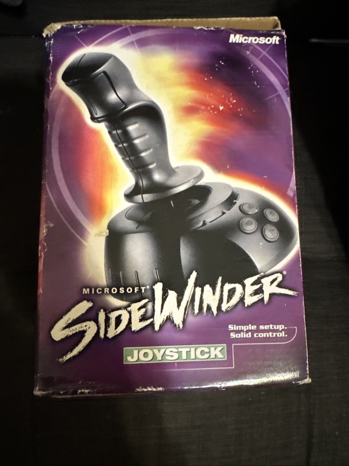 OEM SIDEWINDER JOYSTICK~2000 MICROSOFT With Box + Manual X05-88615 Professional