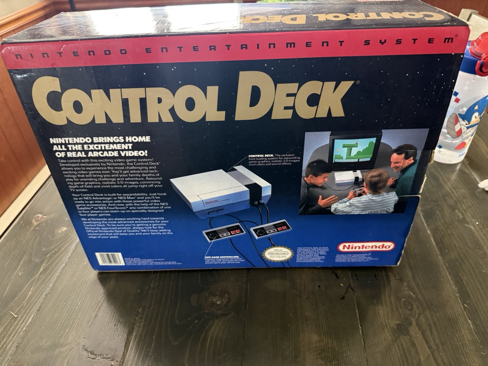 Nintendo NES Control Deck System Console CIB Complete In Box Great Shape