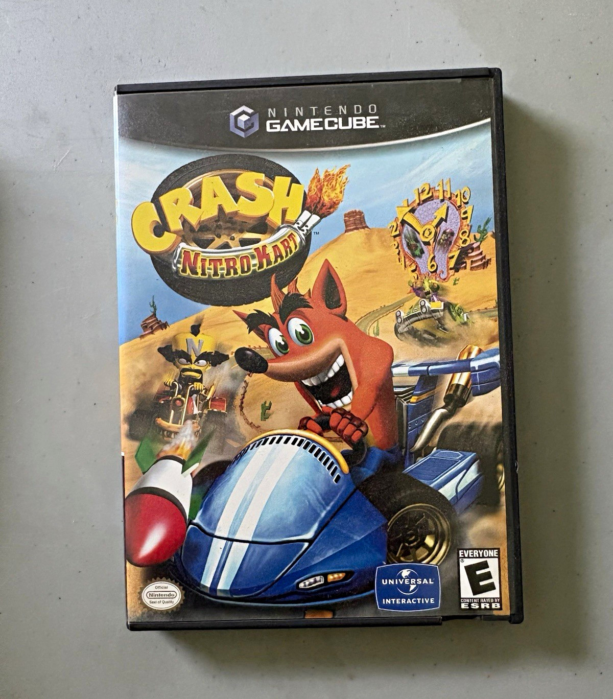 Universal Crash Nitro Kart Nintendo GameCube Manual Included E-Everyone Racing