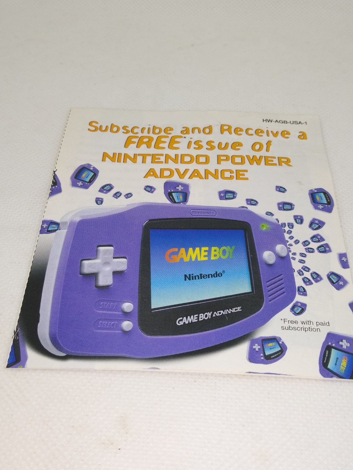 Game Boy Consumer Information & Precautions Booklet Fold Out U/DMG-USA-7 & More.