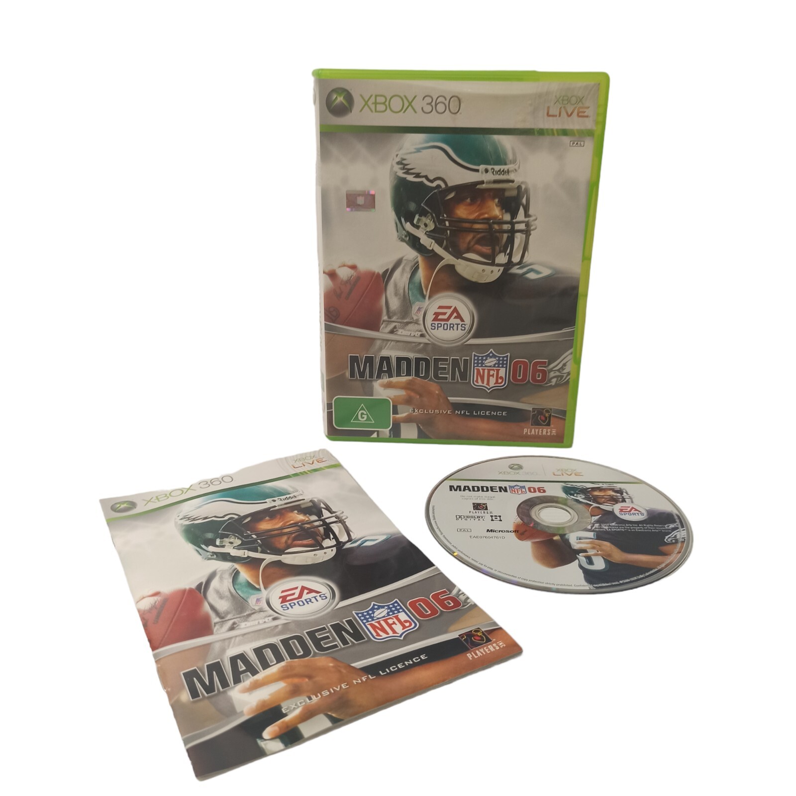 Xbox 360 Microsoft Madden NFL 06 Video Game American Football Sports Gridiron