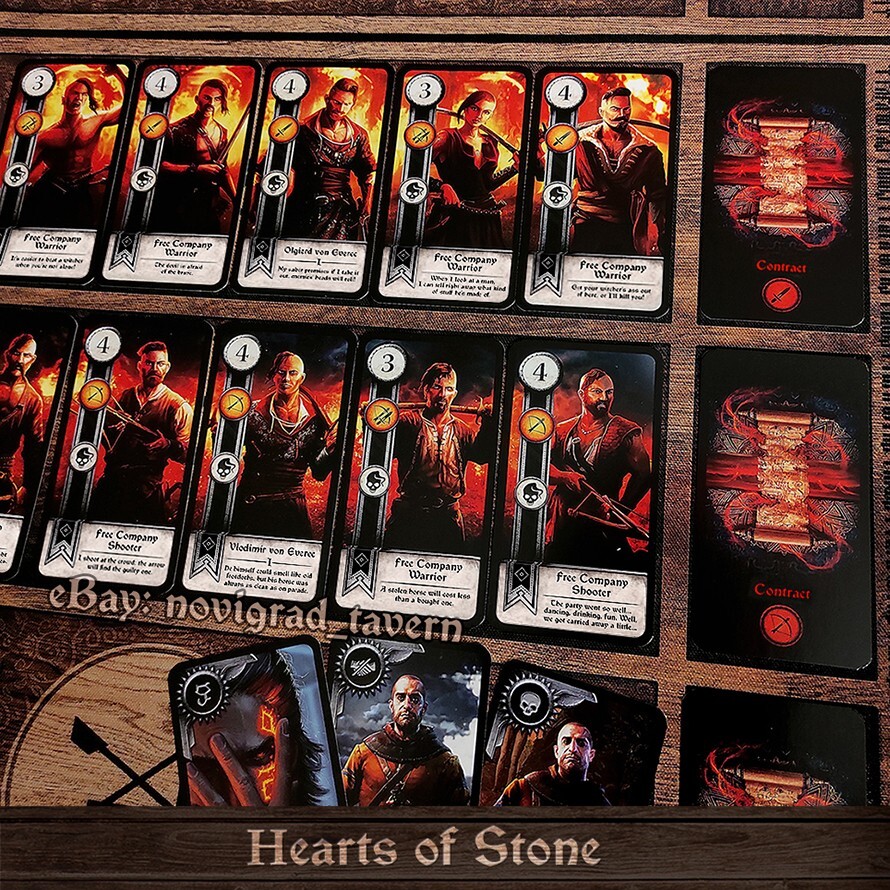 Gwent cards 2.0 – Witcher – 2 custom decks – Ofir and Hearts of Stone