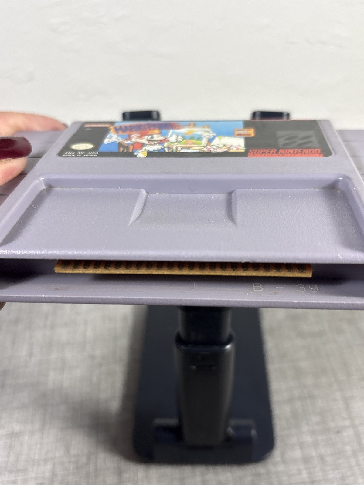 Mario Paint (Super Nintendo SNES 1992) Cartridge with Mouse Untested As Is