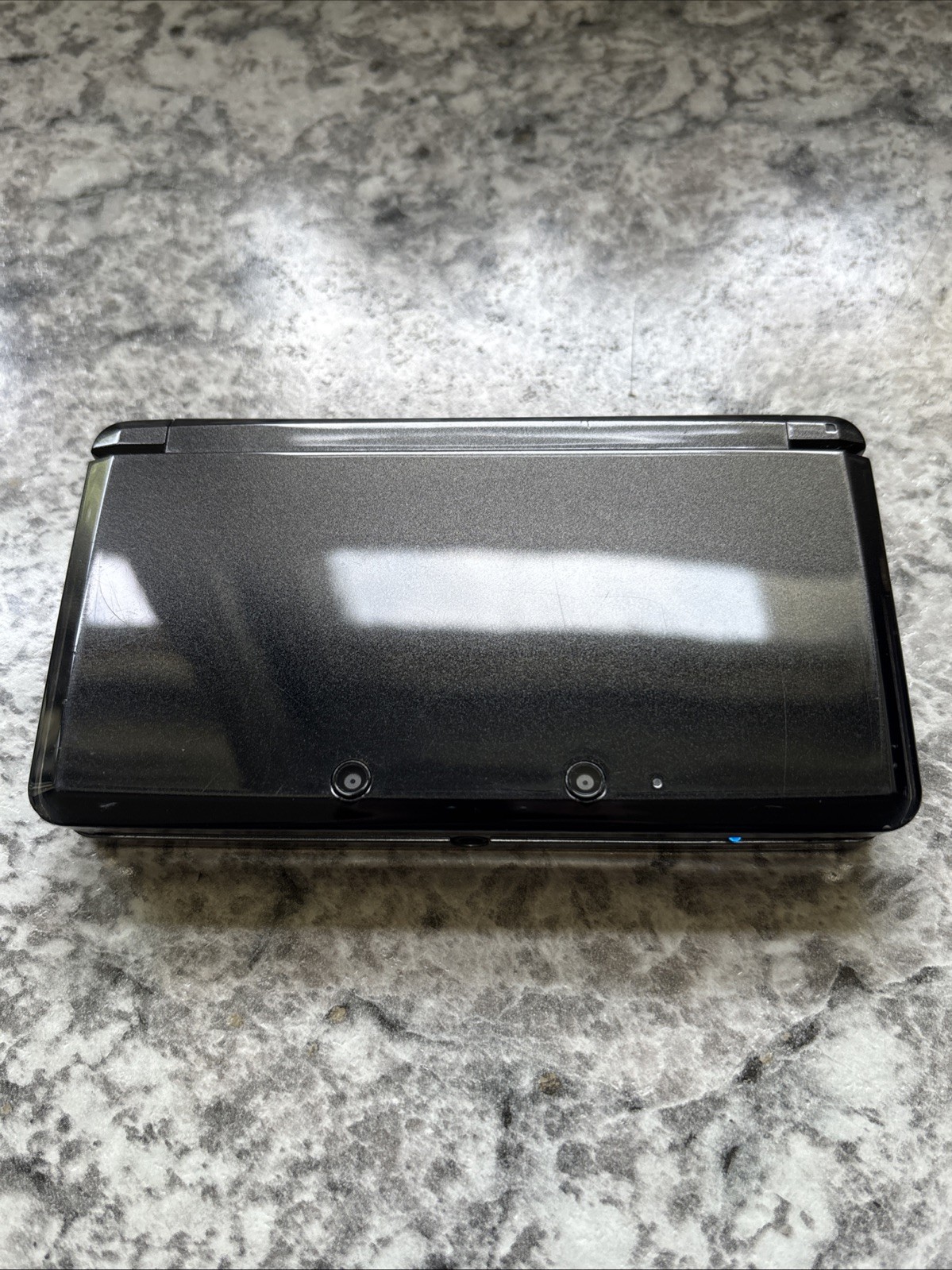 Nintendo 3DS – Cosmic Black & Grey With Charger , SD Card 2GB