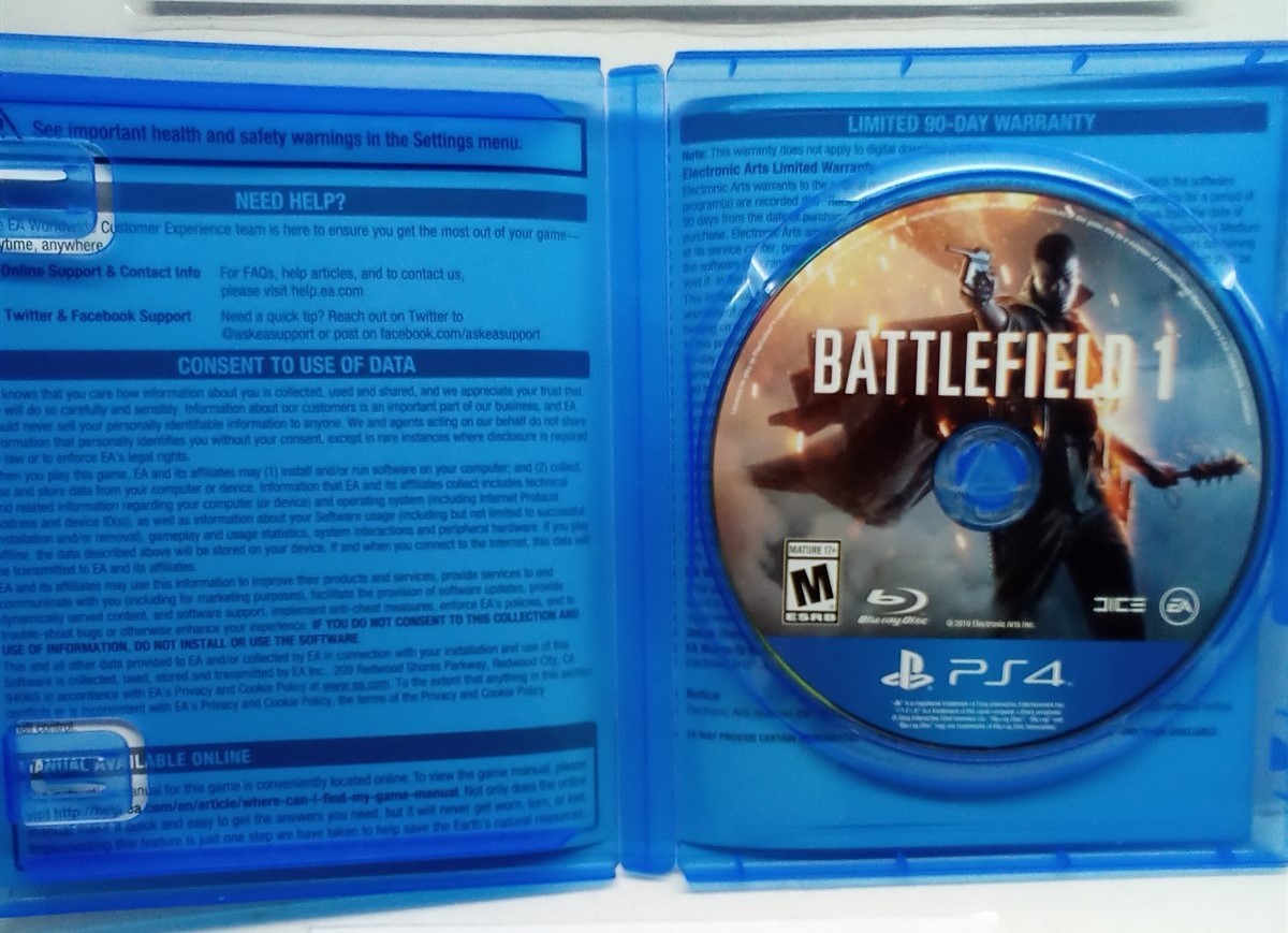 Battlefield 1 (PlayStation 4, 2016) Complete Tested Working – Free Ship