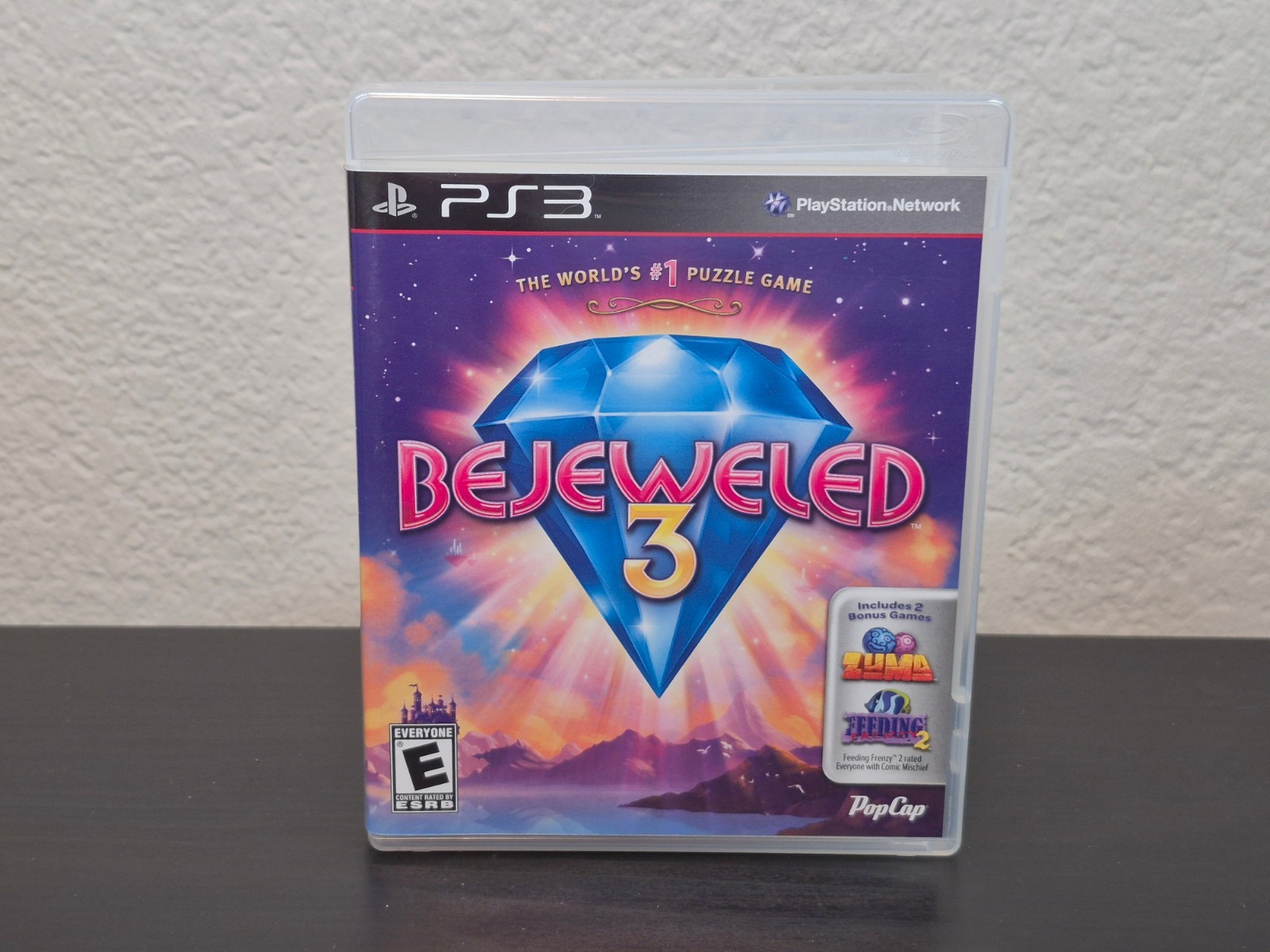 PS3 Bejeweled 3 Game Complete CIB Mint Disc Puzzle Match 3 Strategy PopCap 2011