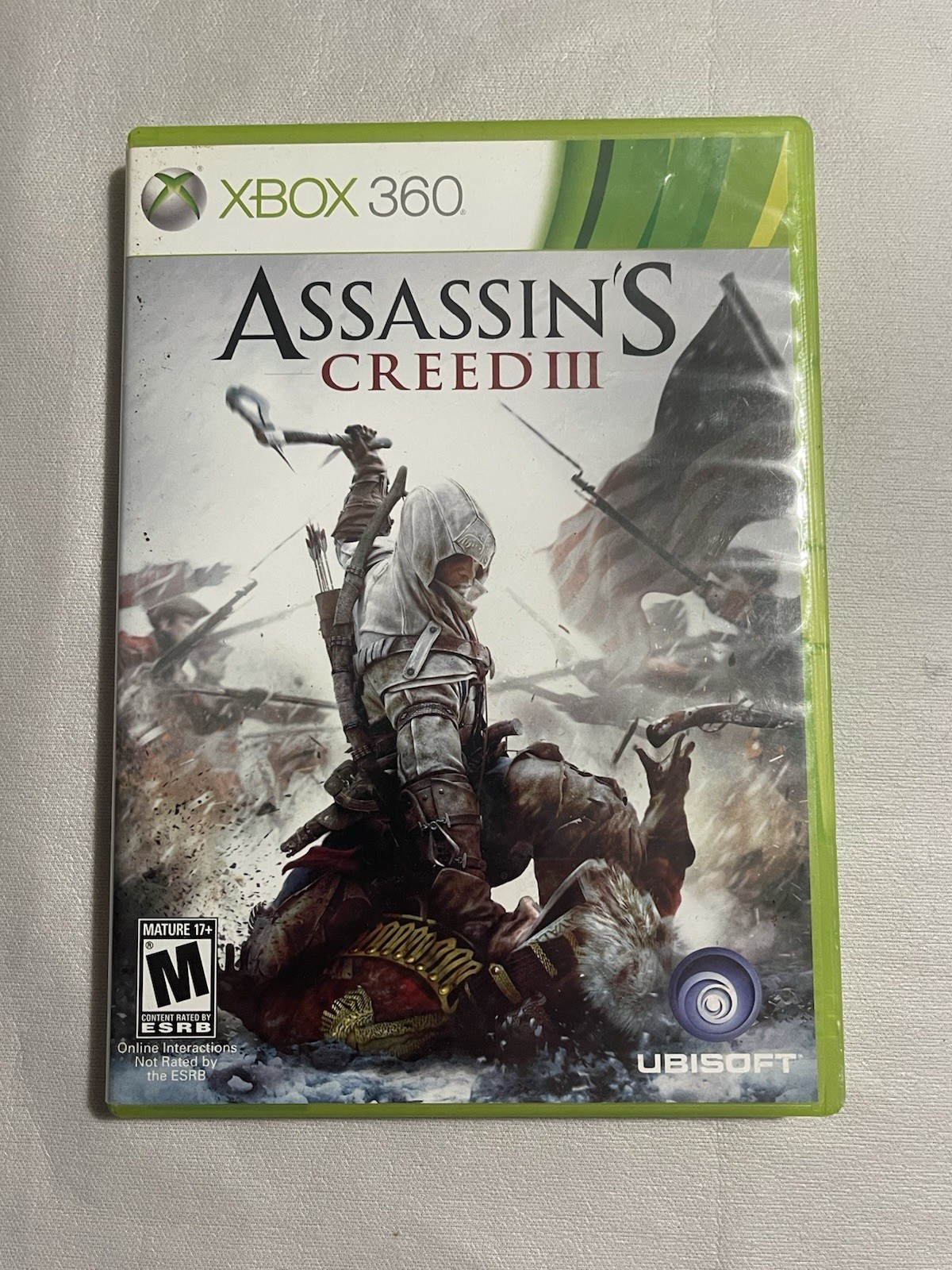 Assassin’s Creed III Xbox 360 Tested Complete CIB Manual Ubisoft AC3