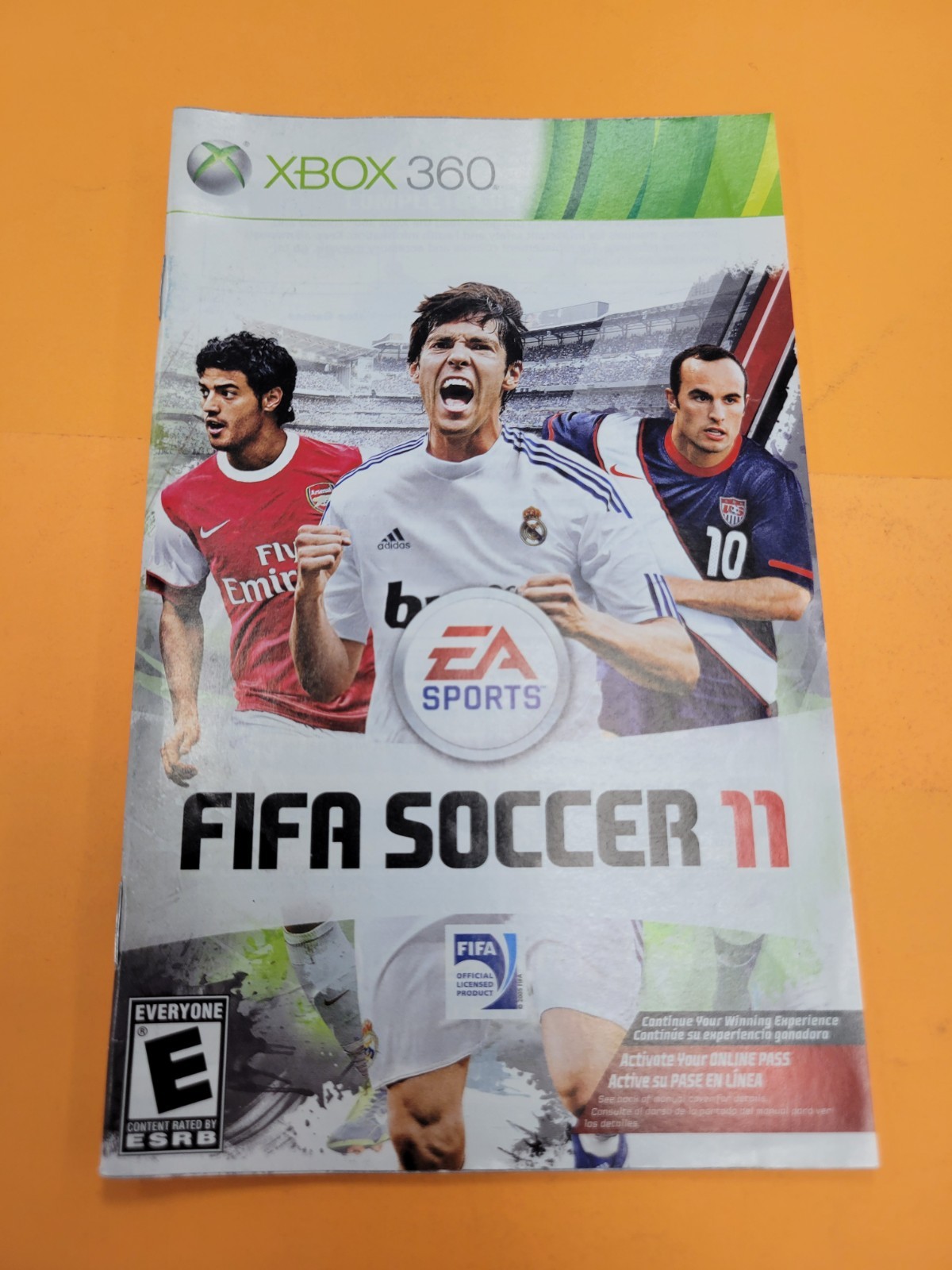 FIFA Soccer 11 (Microsoft Xbox 360, 2010) Manual Only