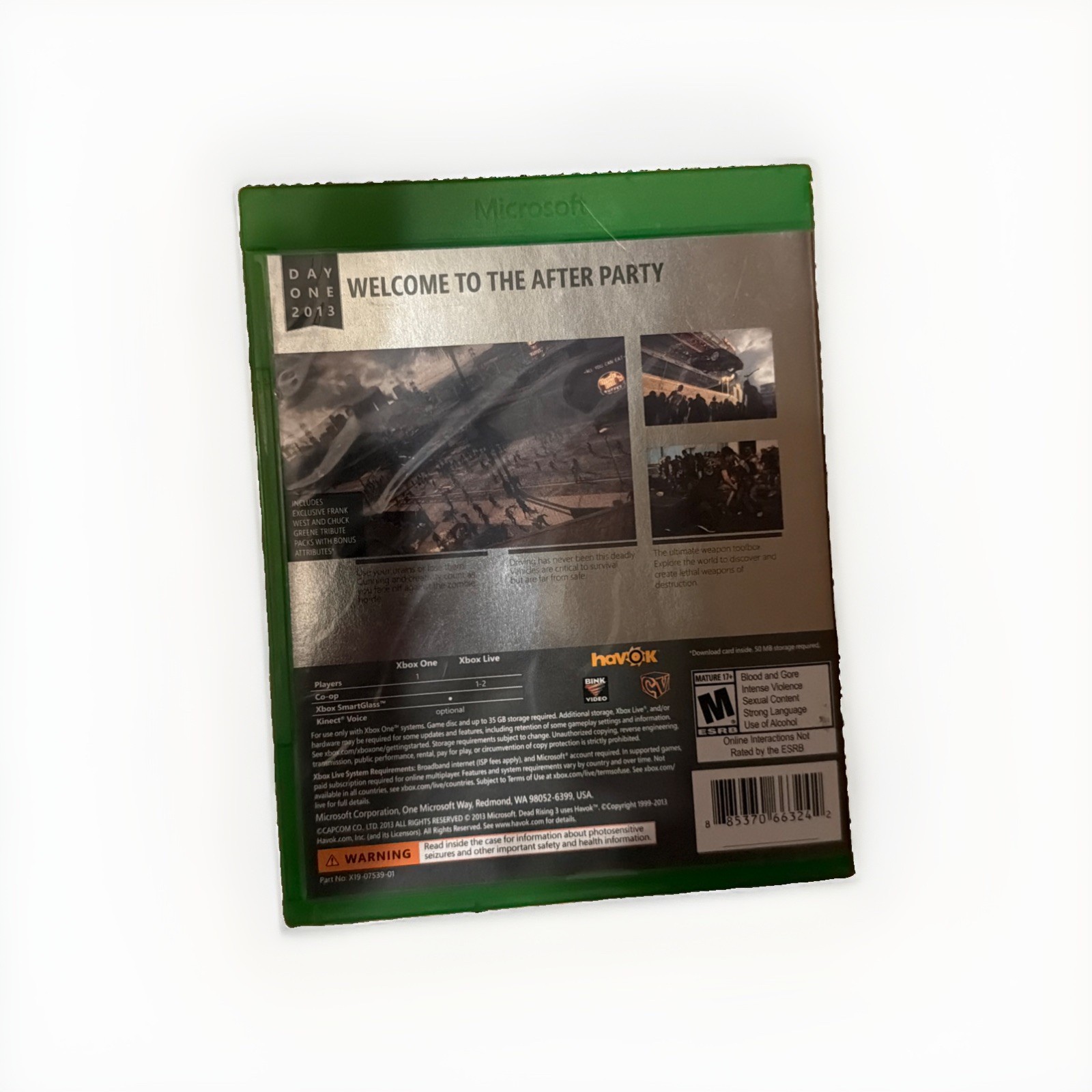 Dead Rising 3 Day One Edition – Xbox One – Tested CIB – VGC