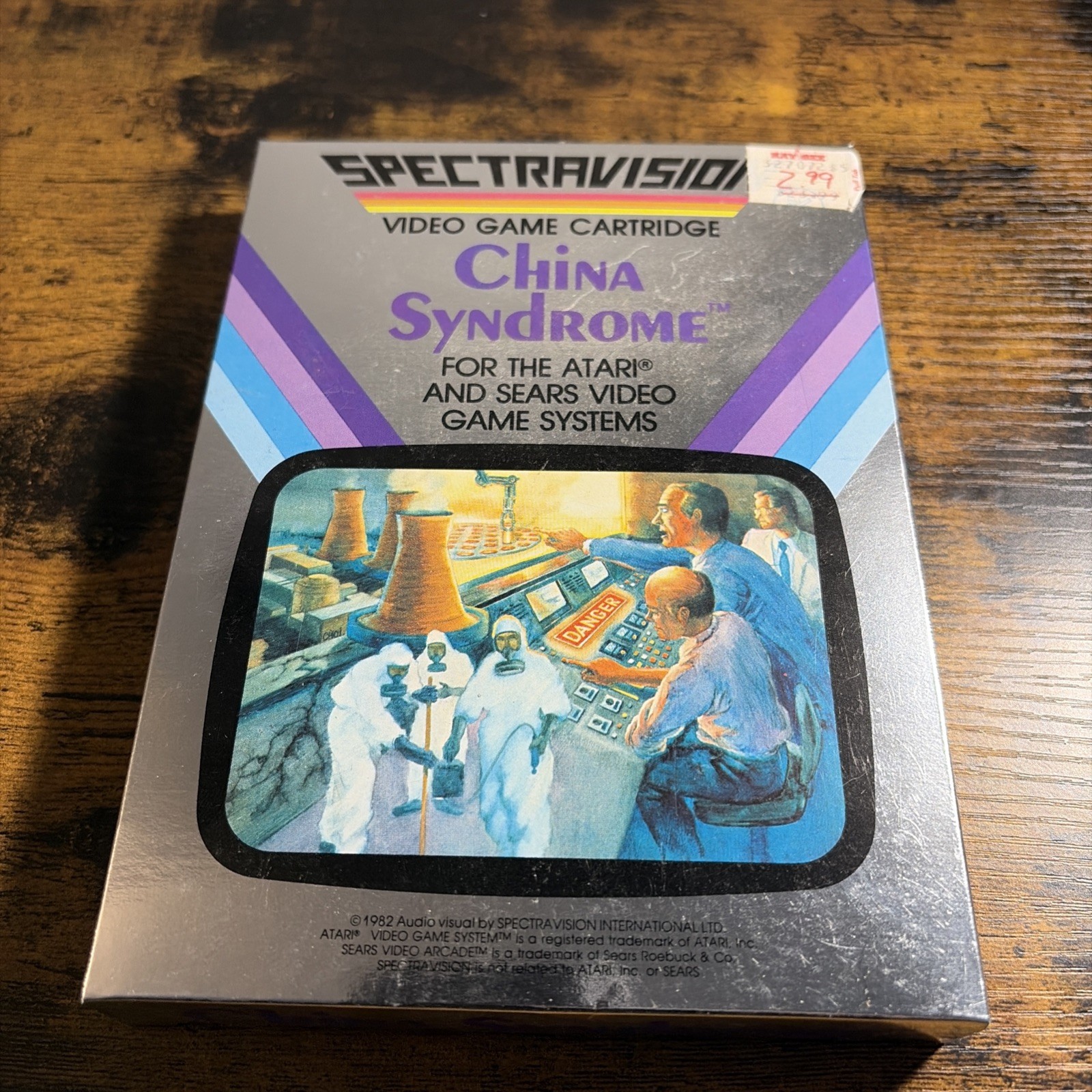 China Syndrome for Atari 2600 Complete In Box CIB Great Shape Tested