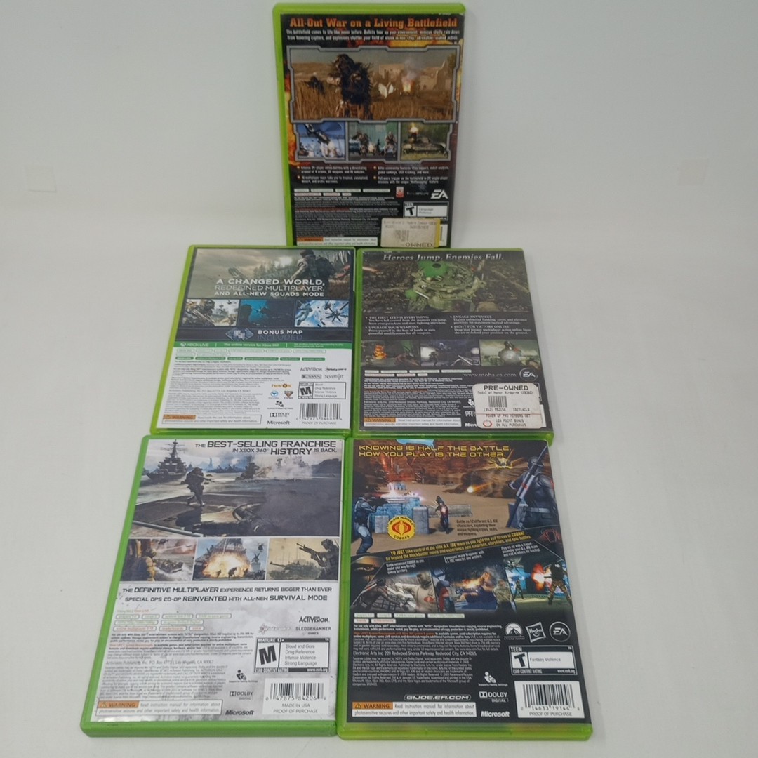 Lot Of 22 Xbox 360 Games With Cases (Many Have Manuals) UNTESTED See Pics!