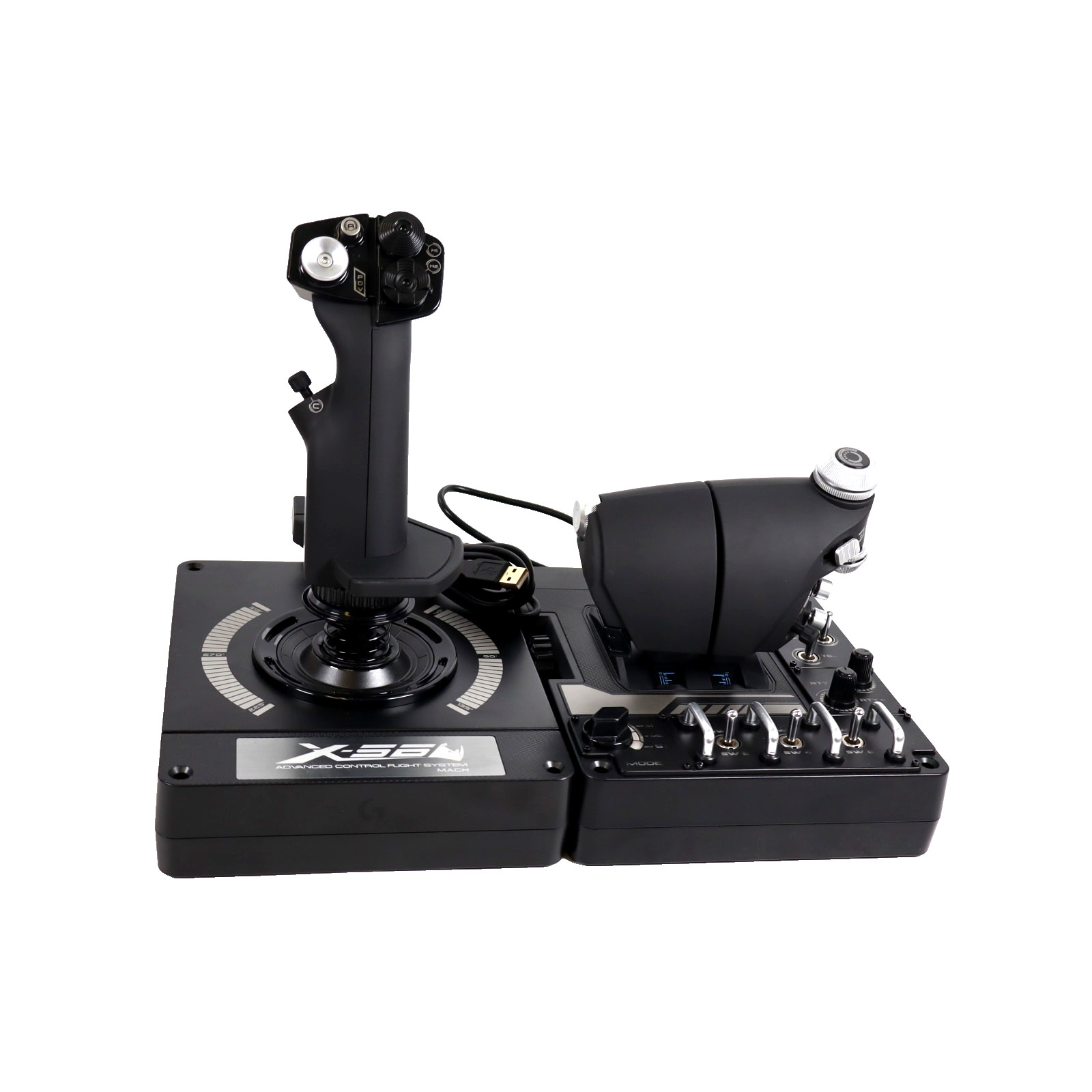 Logitech G X56 H.O.T.A.S Throttle and Joystick – Black (Good Used Condition!)