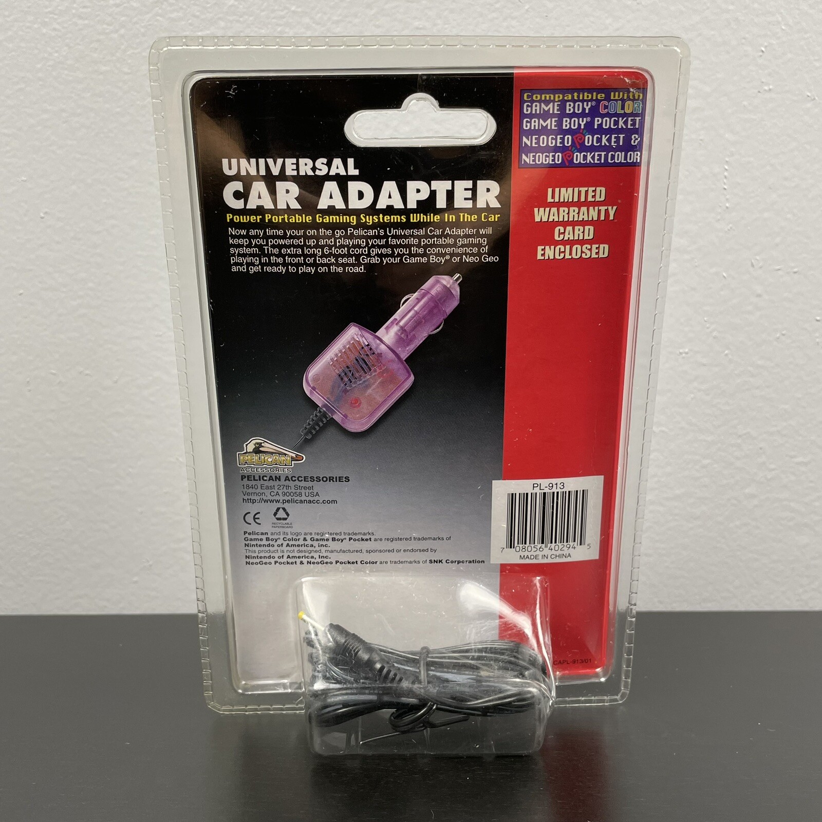 Pelican Accessories Universal Car Adapter Power Portable Gaming Systems Car New