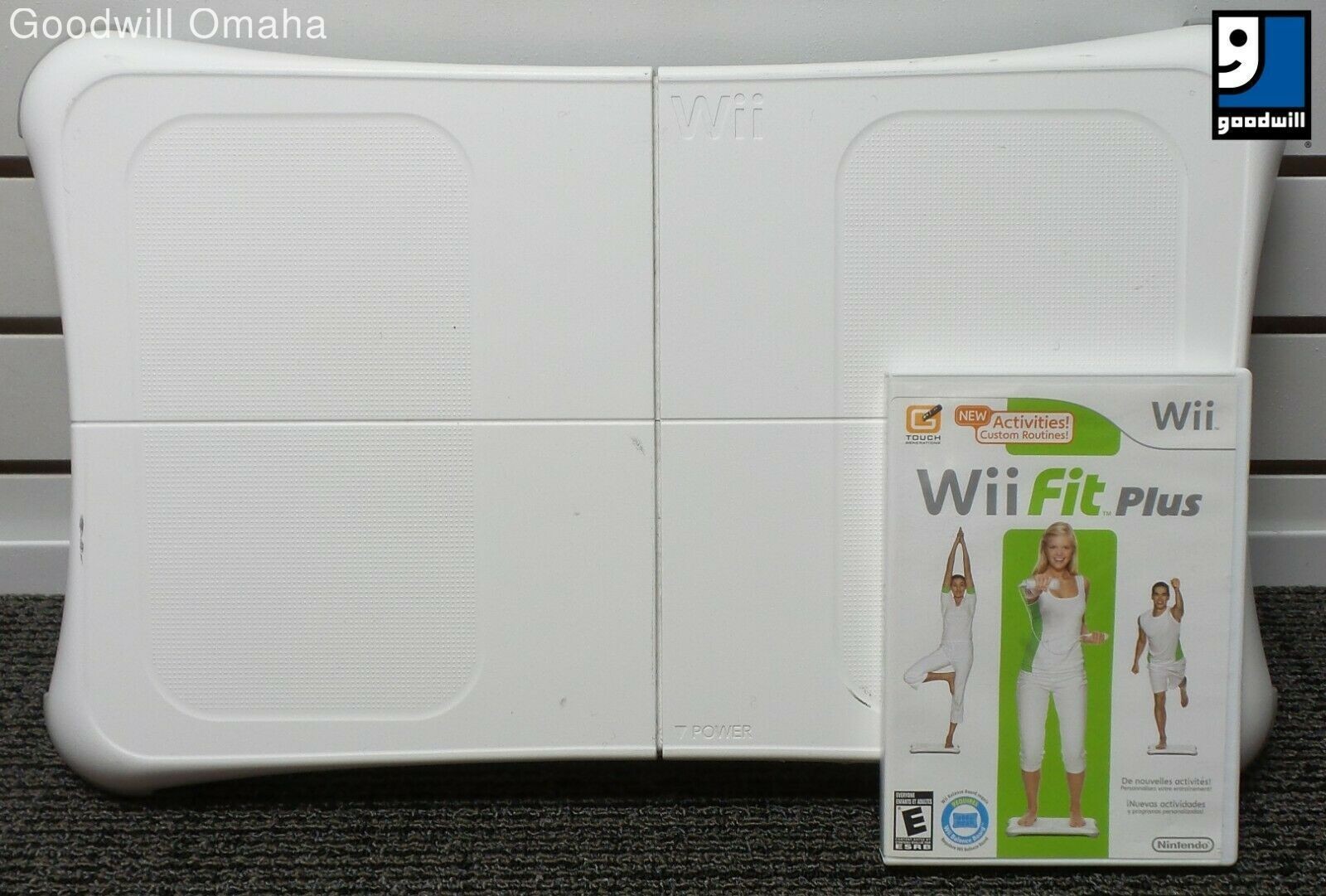 Nintendo Wii Fit Balance Board With Wii Fit Plus Video Game