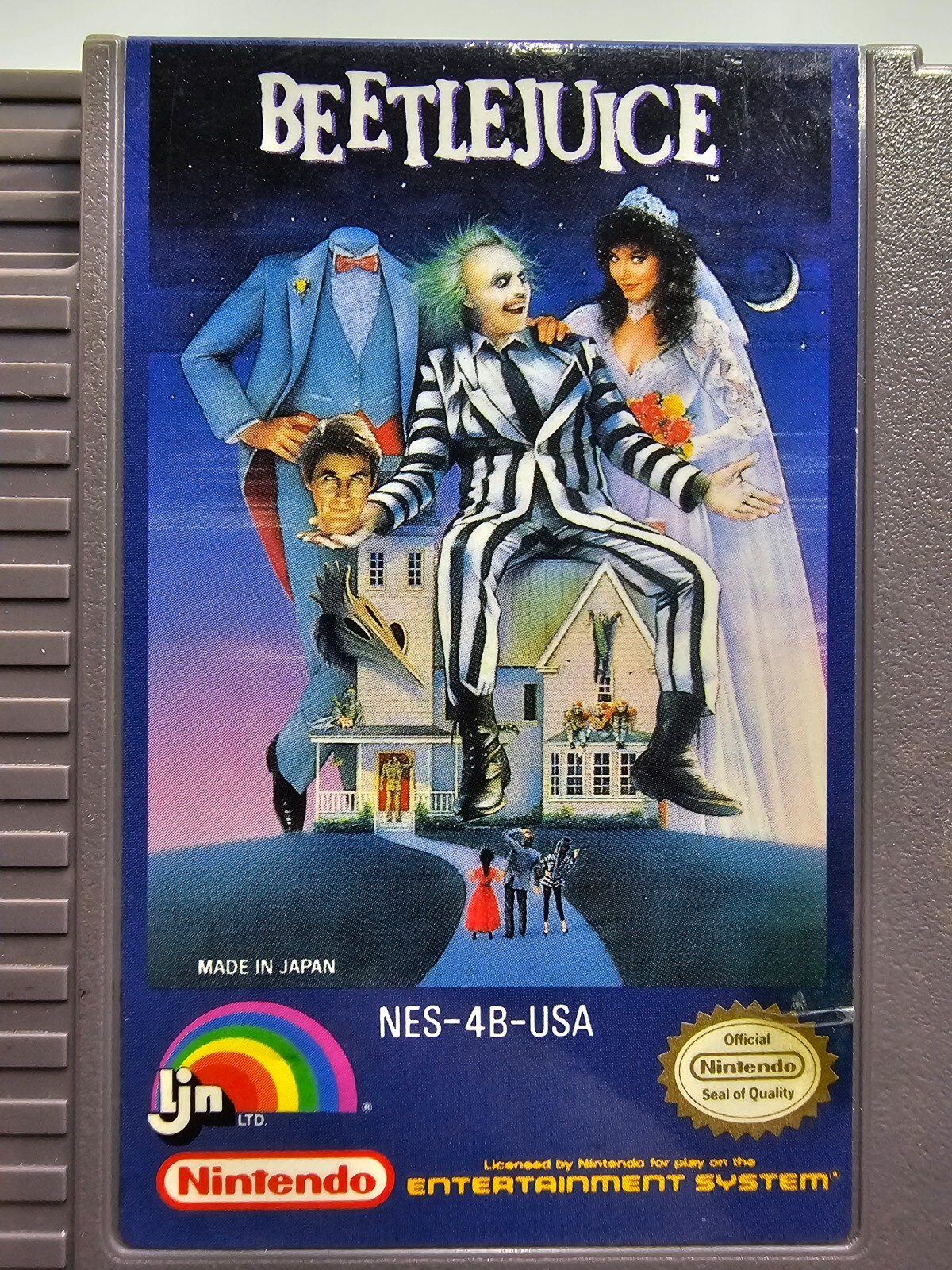 Beetlejuice (Nintendo Entertainment System, 1991) Authentic, Cleaned & Tested!