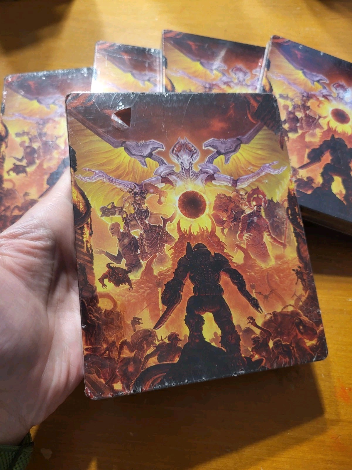 Doom Eternal Steelbook NO GAME EMPTY CASE Xbox One PS4 READ