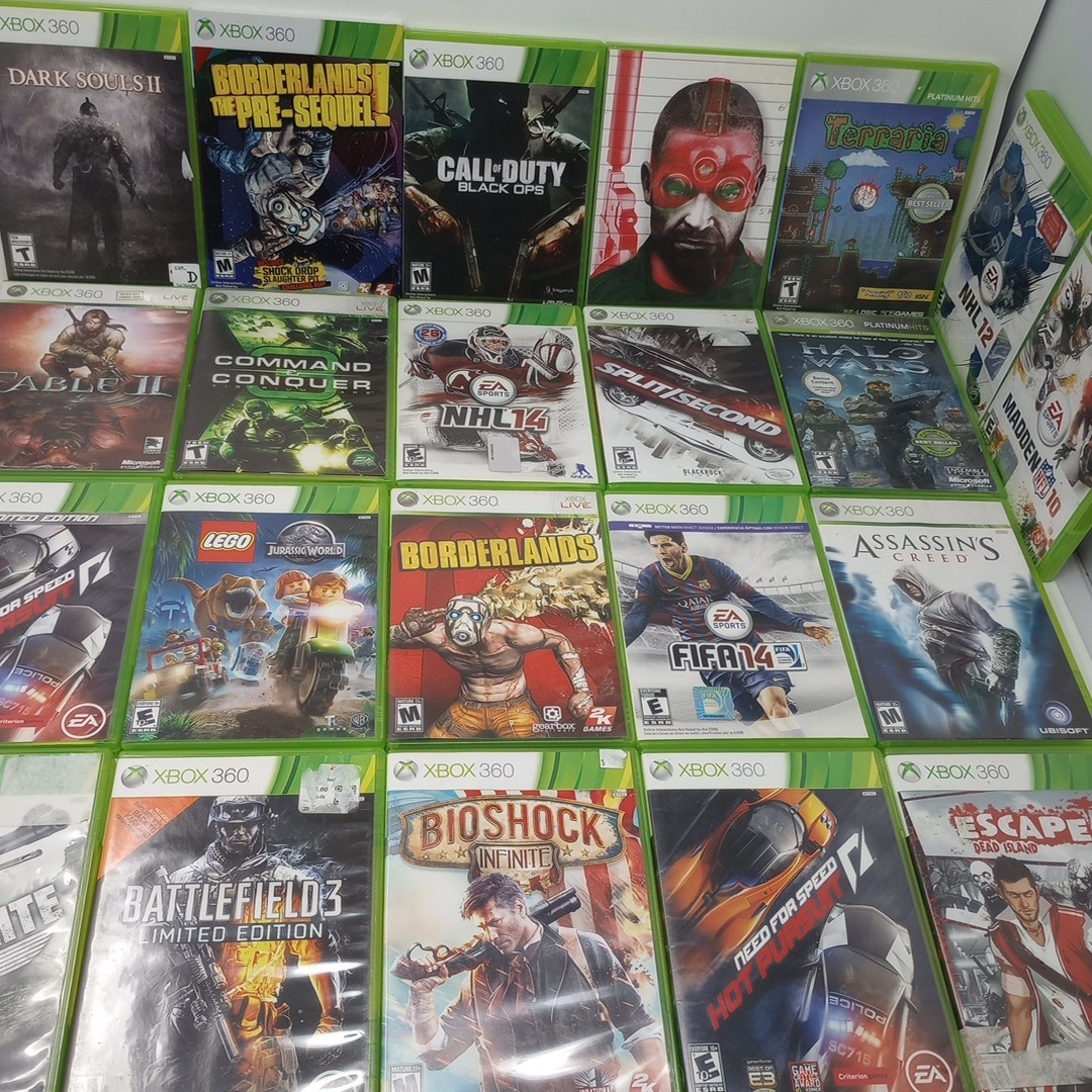 Lot Of 22 Xbox 360 Games With Cases (Many Have Manuals) UNTESTED See Pics!