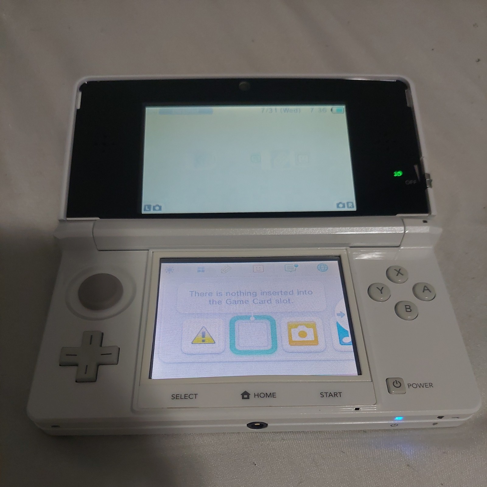 White Original 3ds – Reshelled