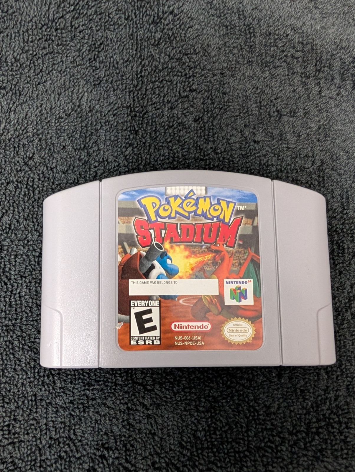Pokemon Stadium (Nintendo 64 N64, 2000) Cartridge Only Tested Working Authentic