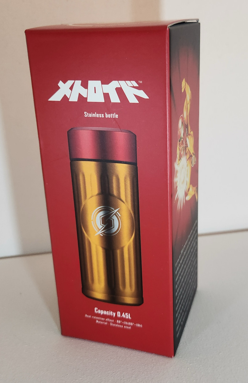 Super Metroid Prime Samus Stainless Steel Water Bottle Nintendo Japanl – US SHIP