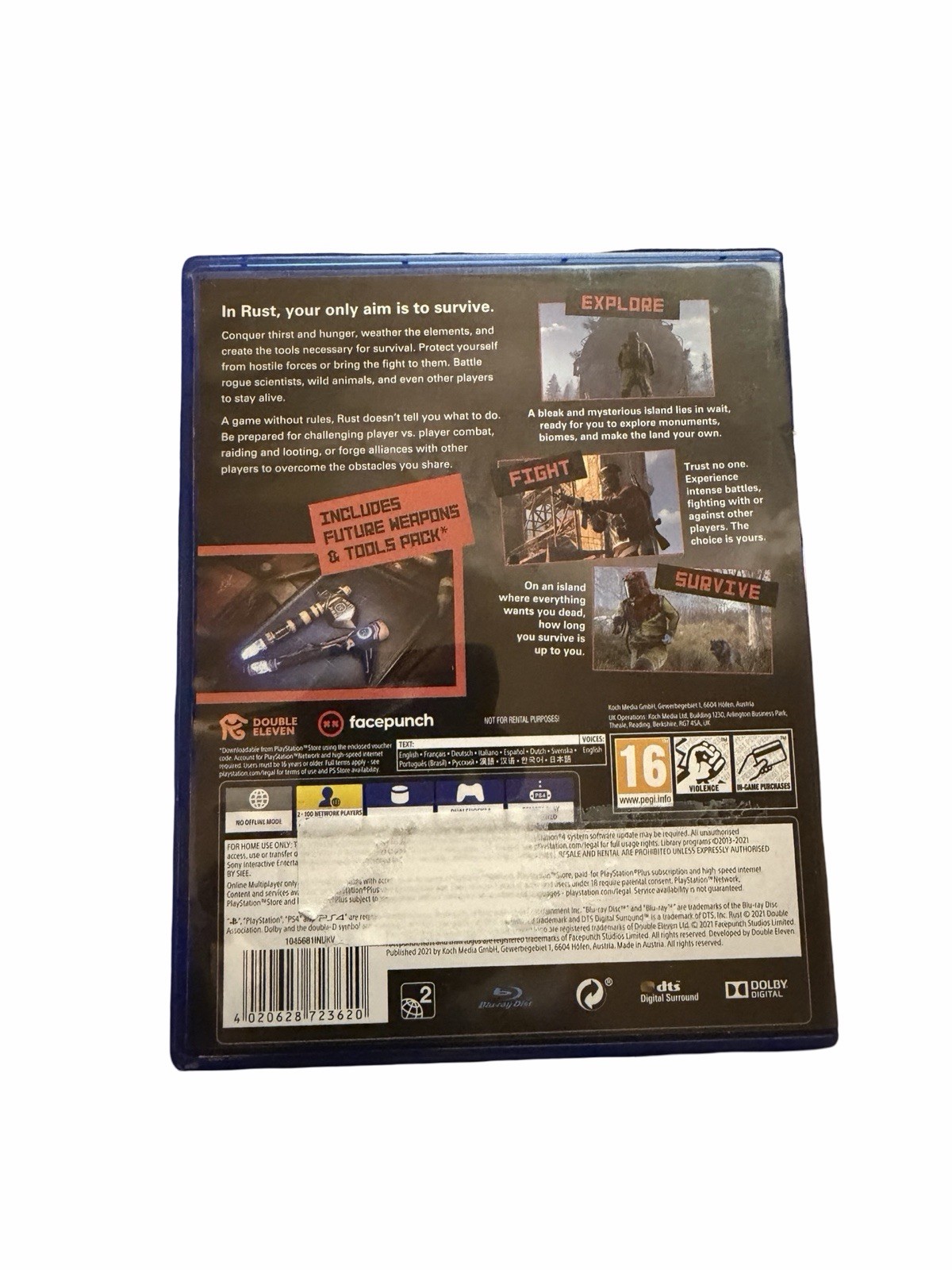 Rust Console Day One Edition for PS4 PlayStation 4 Game
