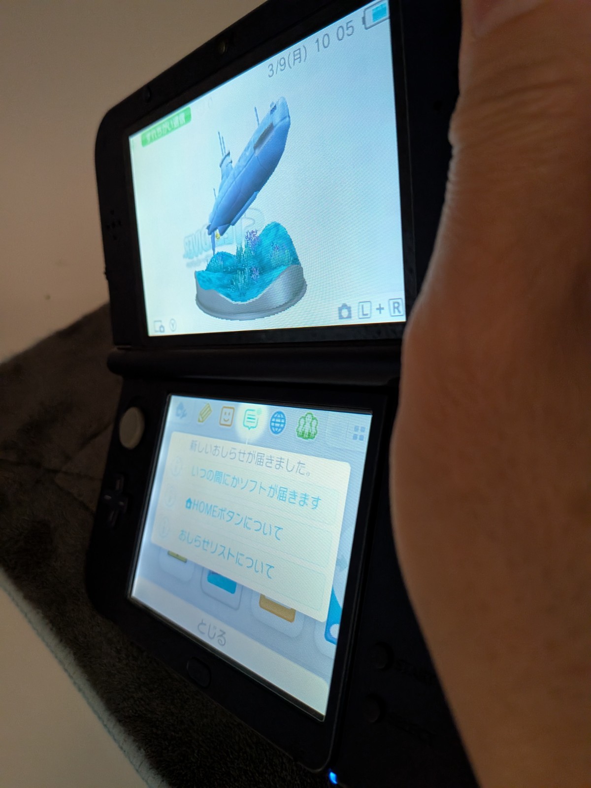 【Excellent5】Nintendo NEW 3DS LL XL Blue Handheld Used Game Console From Japan
