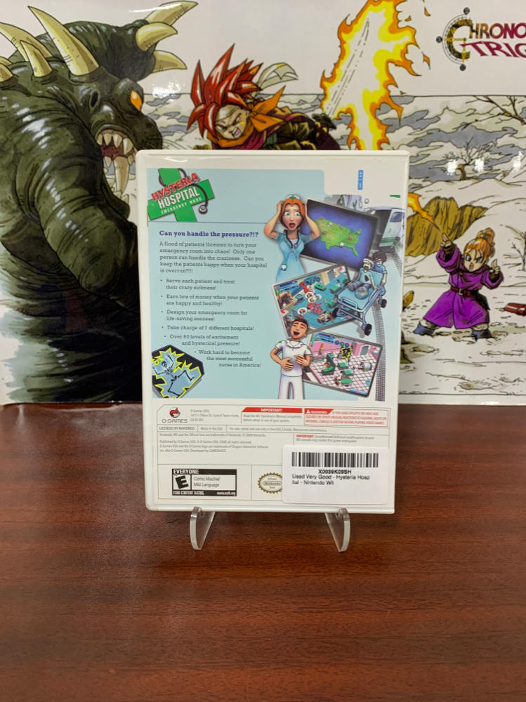 Hysteria Hospital Nintendo Wii – Complete CIB