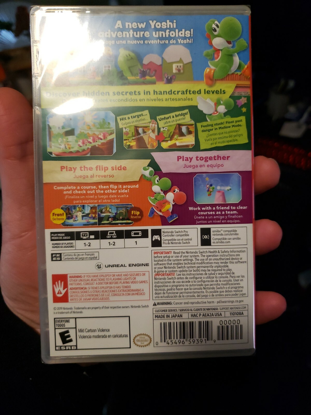 Yoshi’s Crafted World – Nintendo Switch – Brand New, Sealed, Free Shipping!