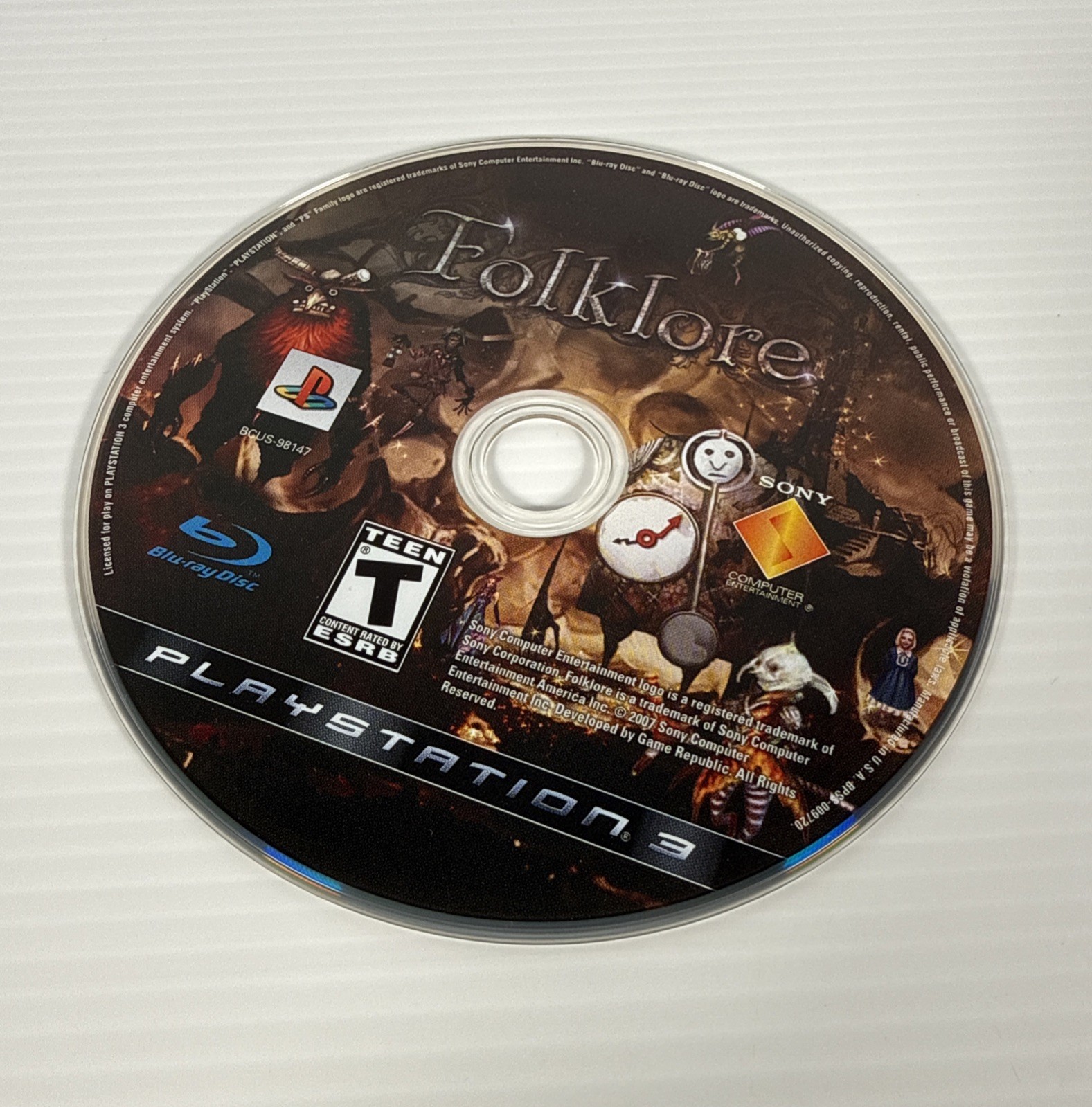Folklore Sony PlayStation 3 with Manual Pre-owned VERY GOOD