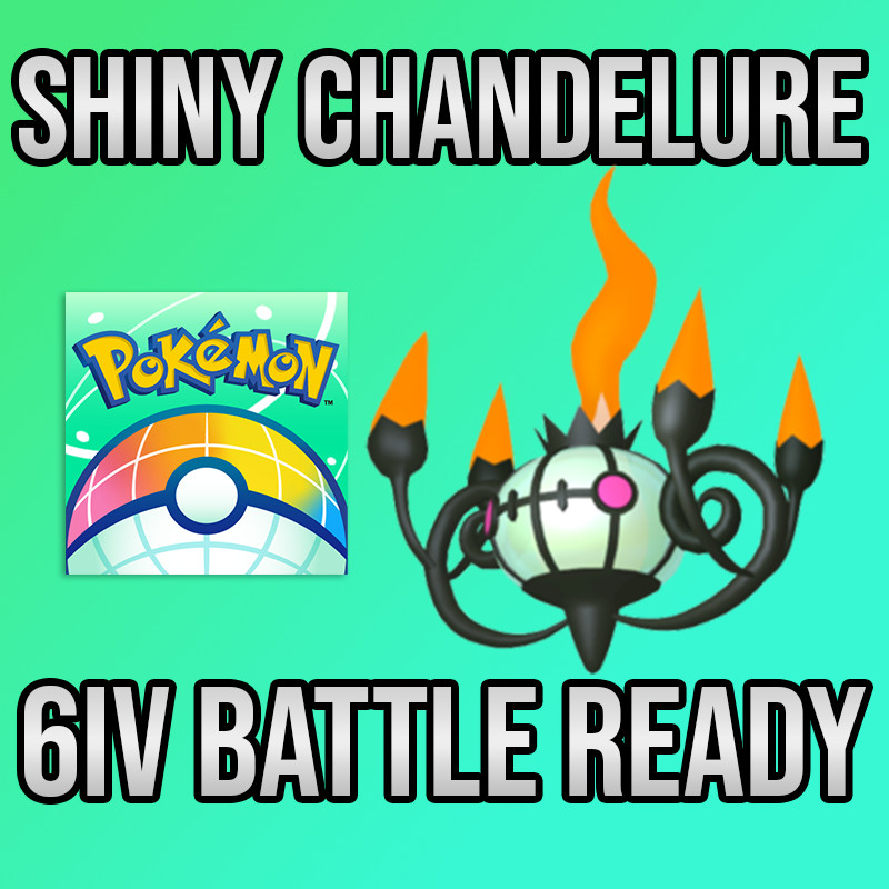 ✨6IV SHINY Chandelure + EVS🚀 POKEMON HOME✨Champions✨Online delivery⚡