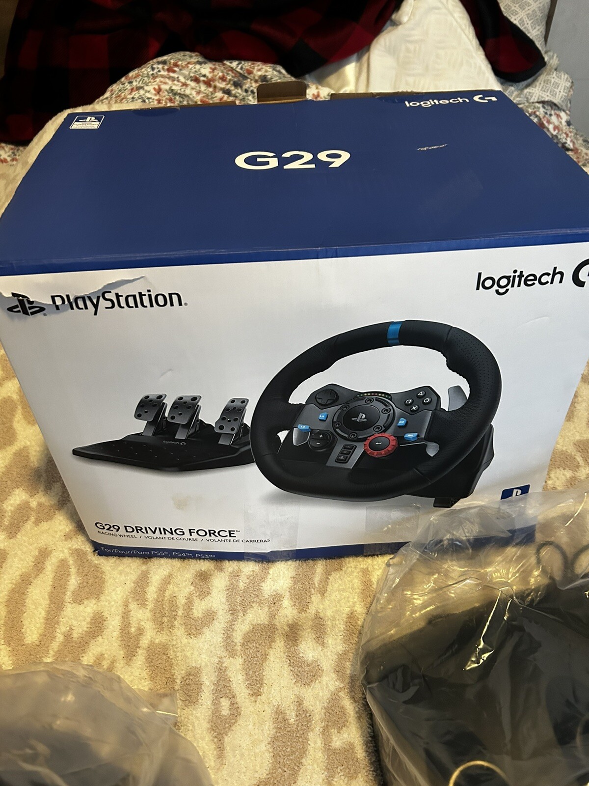 Logitech G29 Driving Force Racing Wheel – Black (941-000110)