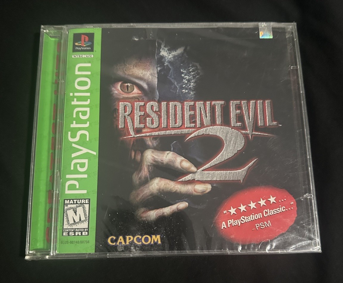Brand New Resident Evil 2 Greatest Hits PS1 NTSC-U/C M Rated Survival Horror