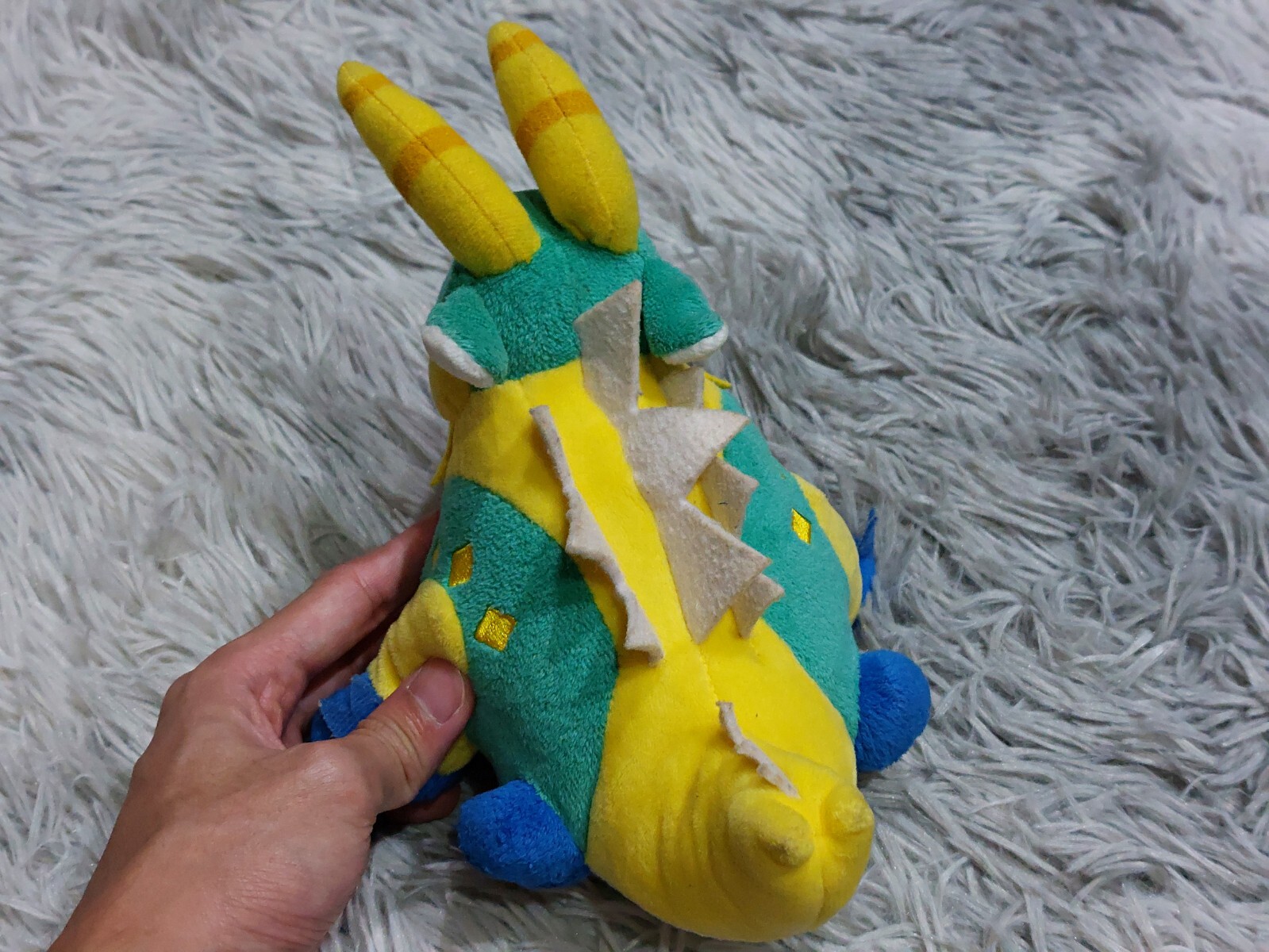 Monster Hunter Nuigurumi Zinogre Jinouga Plush Doll CAPCOM 2012 Japan 6.5in