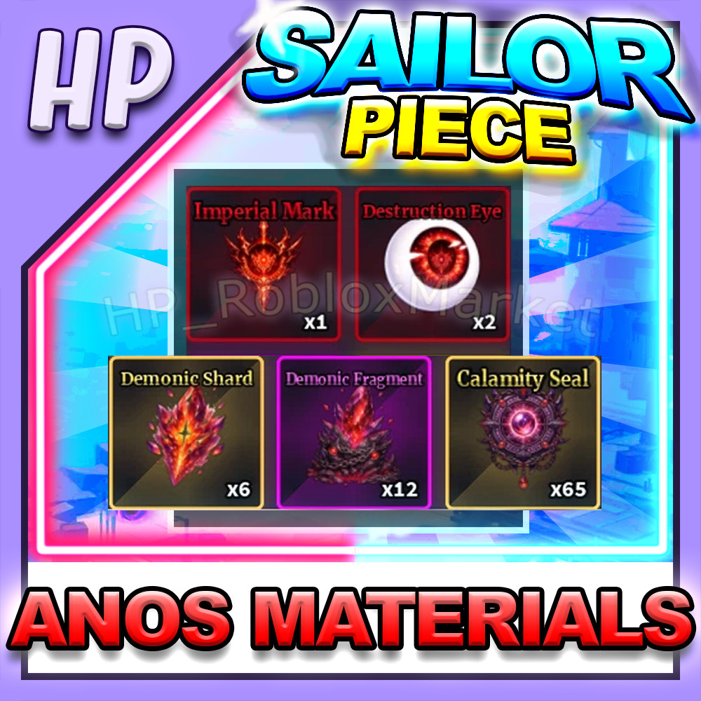 SAILOR PIECE ▶️ ANOS Materials ⚔️ [⚡FAST DELIVERY⚡]