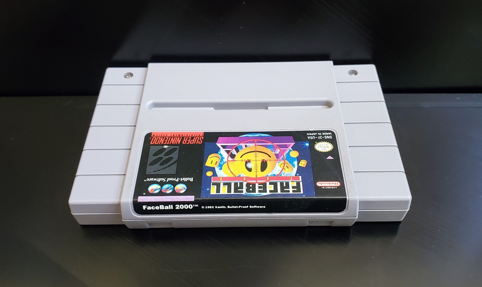 🔥Faceball SNES Game VERY GOOD – Tested Works!
