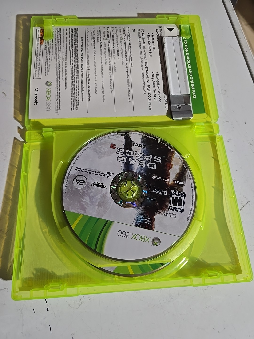 MINT Dead Space 3 (Microsoft Xbox 360, 2013)Excellent