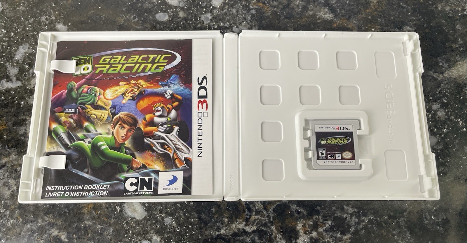 Ben 10: Galactic Racing (Nintendo 3DS, 2011) COMPLETE CIB TESTED NICE!!