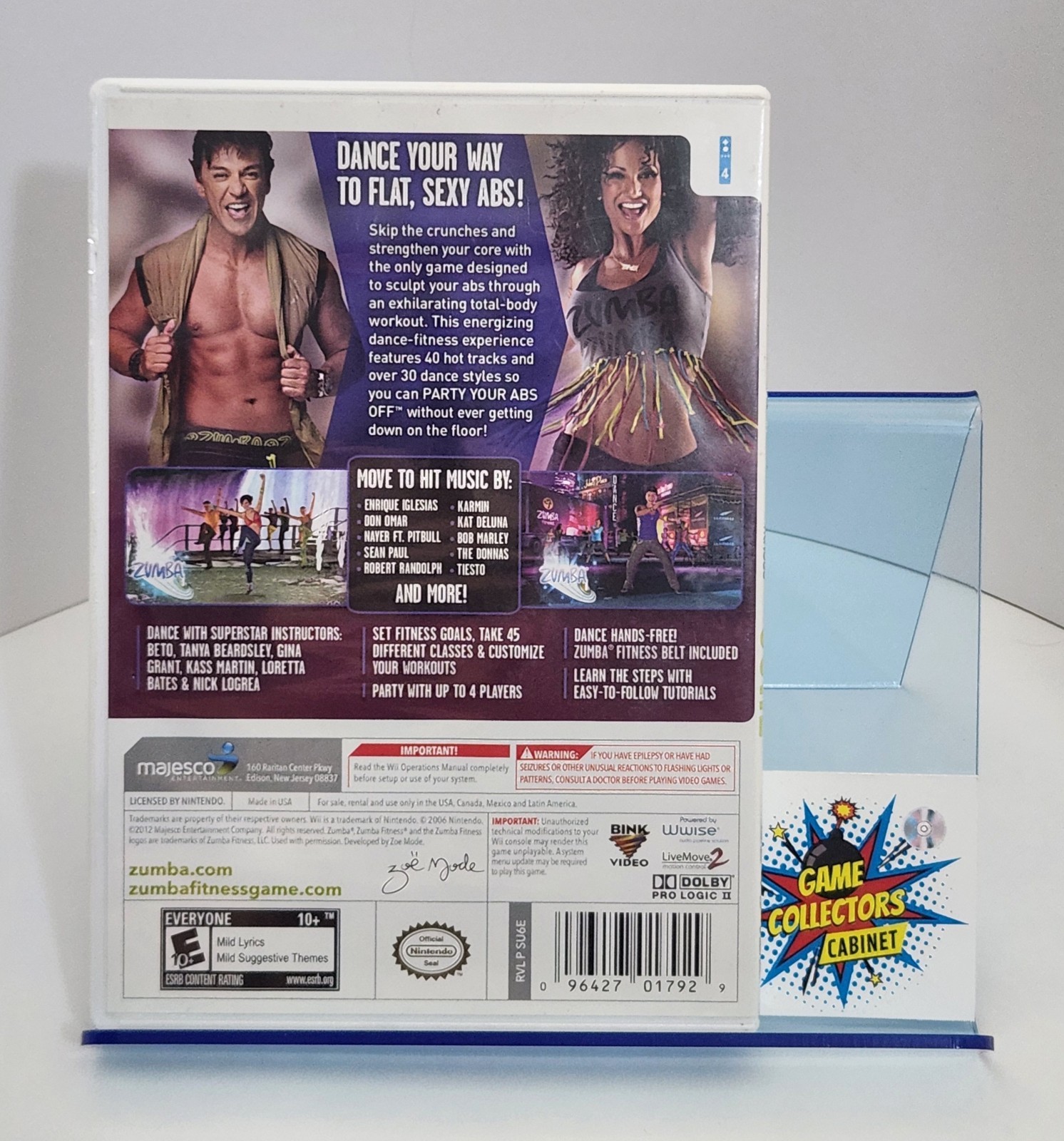 Zumba Fitness Core (Nintendo Wii, 2012) Game CIB Complete Tested U