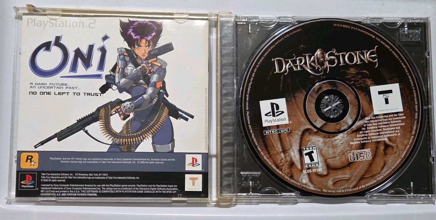 Take 2 Interactive Darkstone Sony PlayStation 1 RPG T-Teen NTSC Manual Included