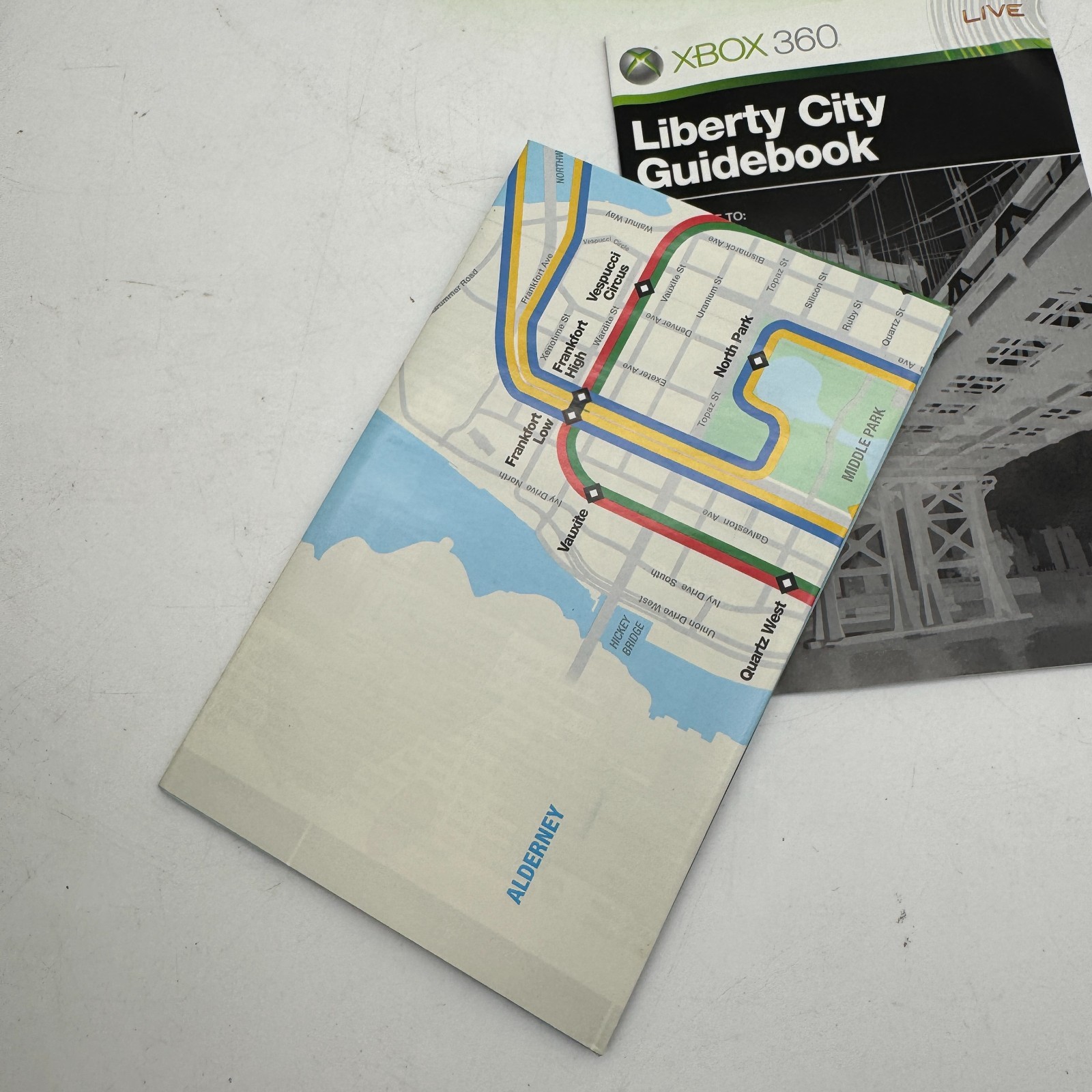Grand Theft Auto Episodes From Liberty City Xbox 360 Map & Manual Included Clean