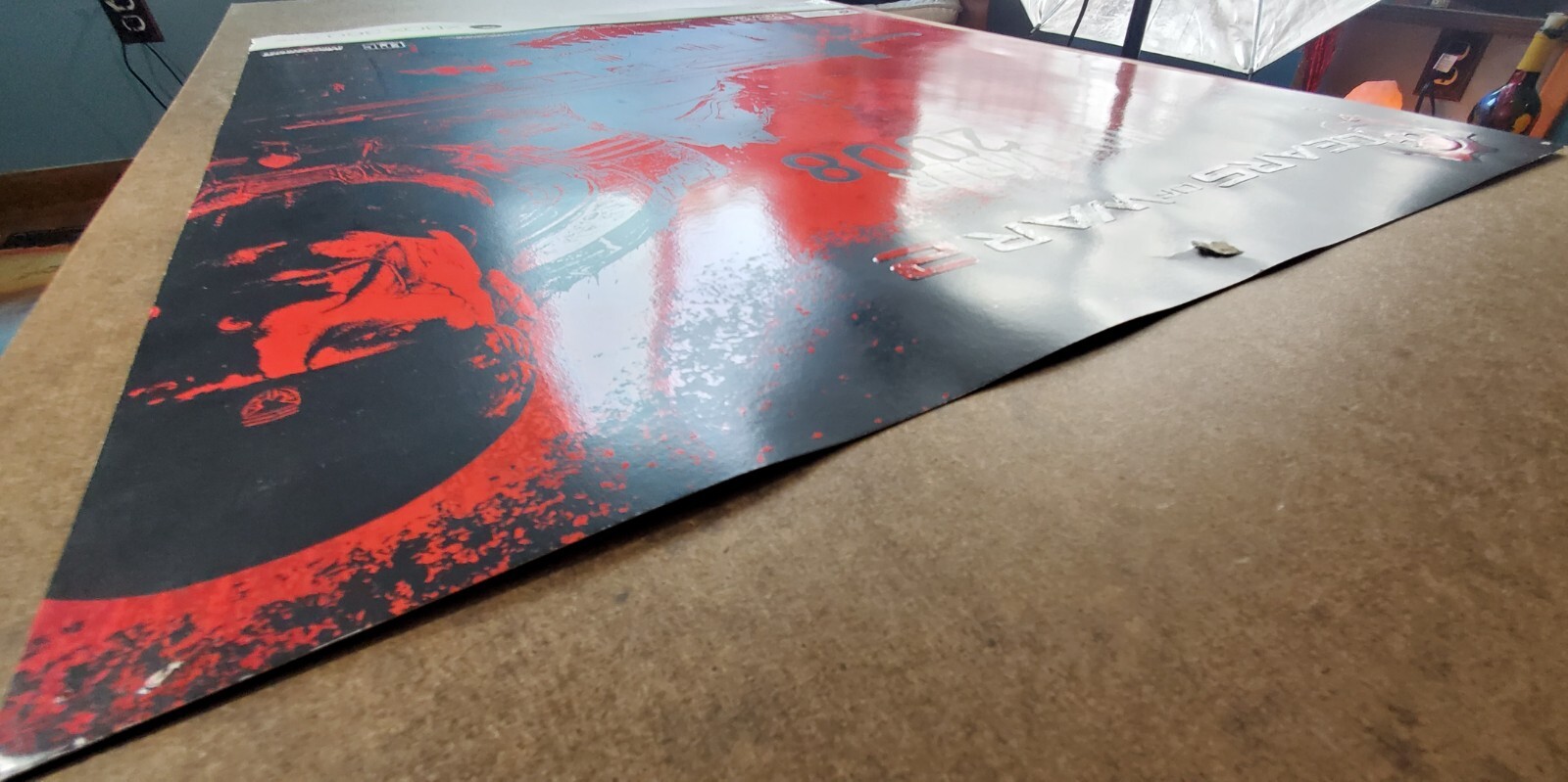 Gears of War 2 Xbox 360 Promo Launch Poster 22″x28″ 2008 Microsoft Rare XB360