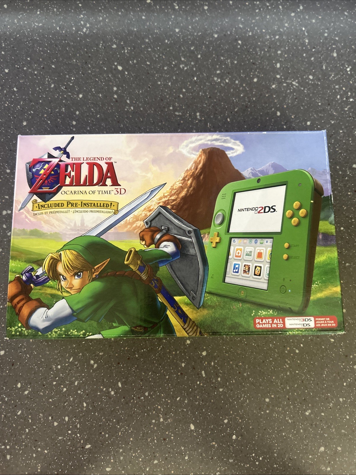 New in Box Nintendo 2DS Zelda Ocarina of Time 3D Edition – L@@K