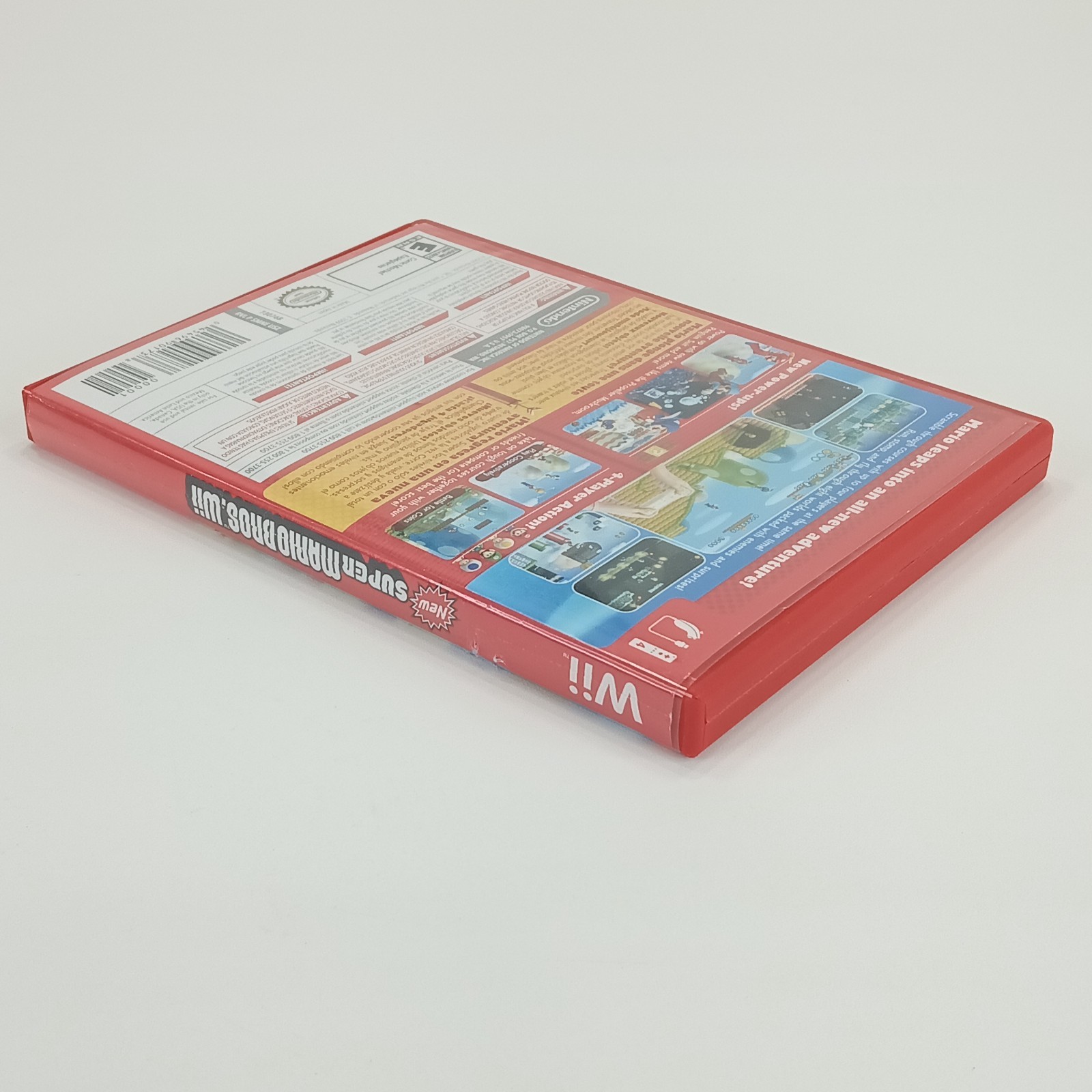 New Super Mario Bros. Wii Video Game With Booklet (Nintendo Wii, 2009) Tested